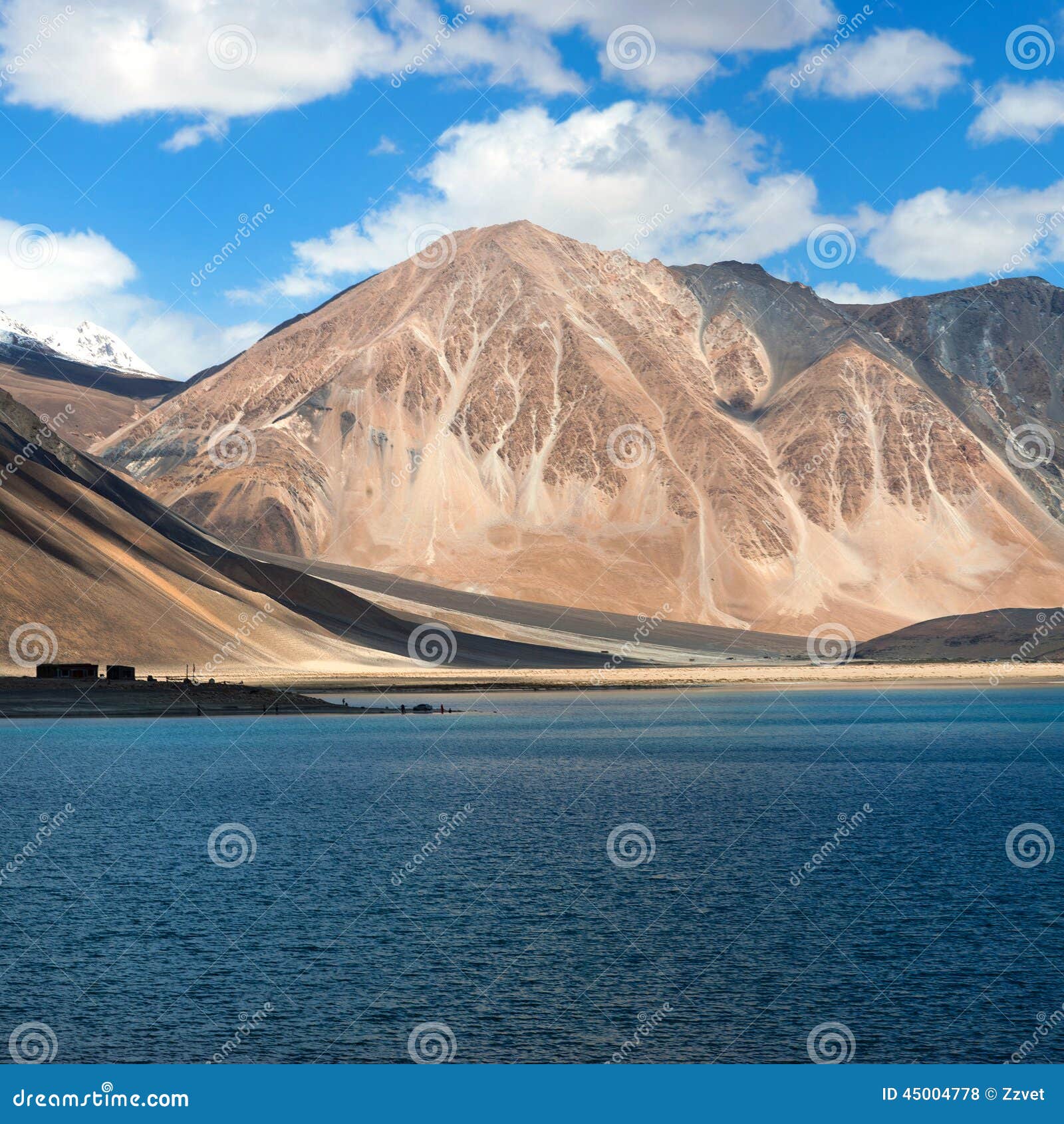 Pangong Lake In Ladakh Jammu And Kashmir State India Stock Photo