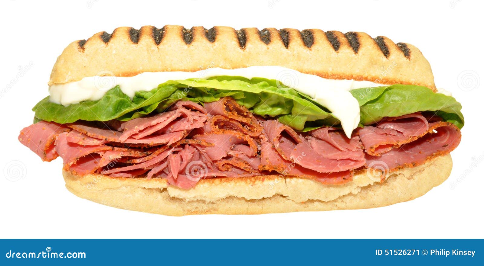 Panino Di Panini Dei Pastrami Immagine Stock Immagine di pastrami