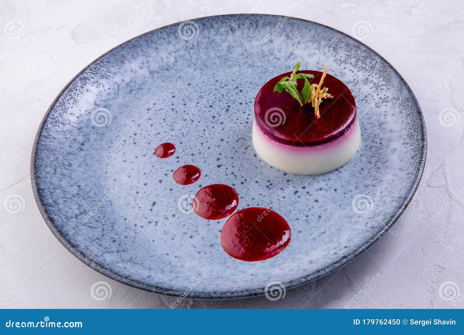 Panna Cotta. North Italian Dessert Made from Cream, Sugar, Gelatin and  Vanilla. European Cuisine Stock Photo - Image of cream, fresh: 179762450