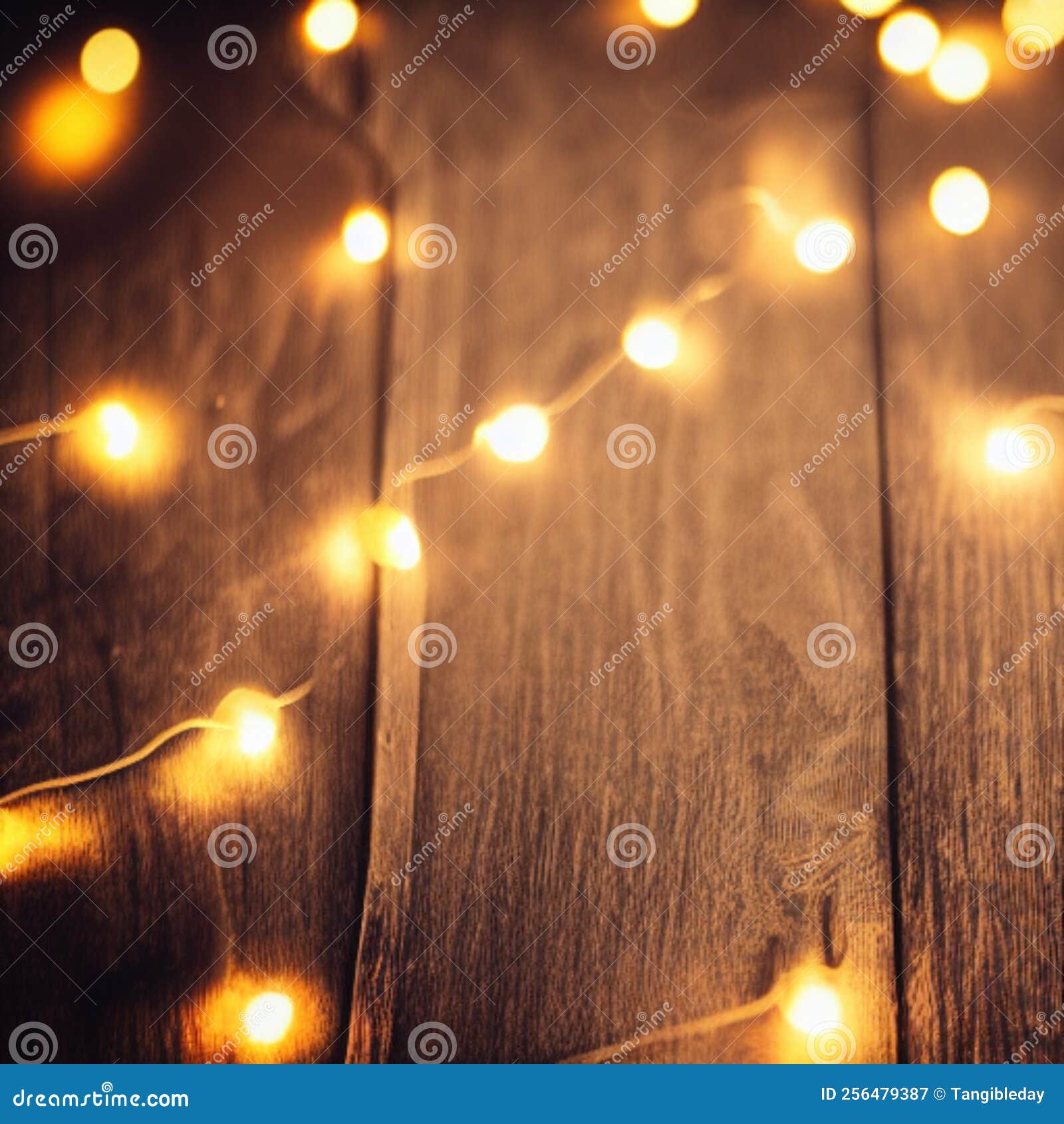 Panneaux De Bois Sur Une Terrasse Ou Un Patio Aux Lumières Féériques Flou  Image stock - Image du assez, panneaux: 256479387