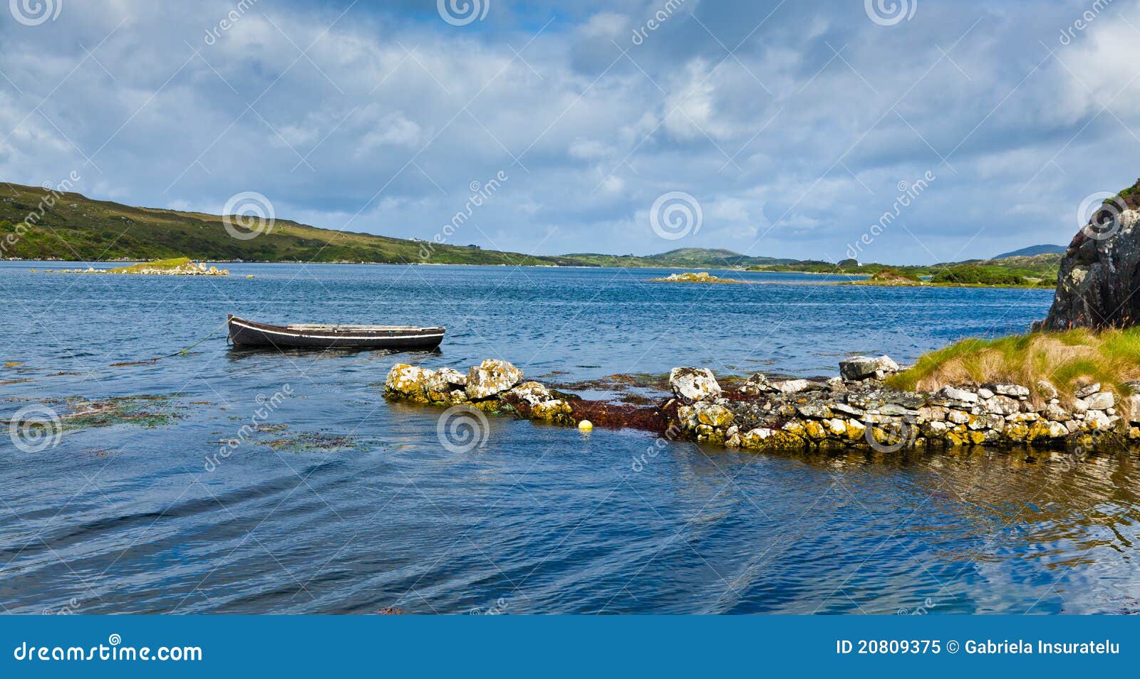 Panorama of Ardmore bay stock image. Image of coast, northern 20809375