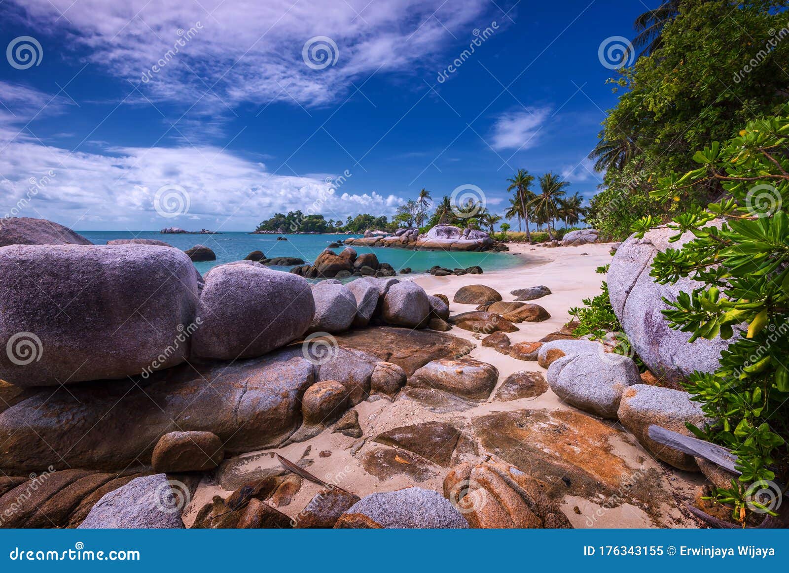 Panorama Beach And Rock Formation Photos At Berhala Island Kepulauan 