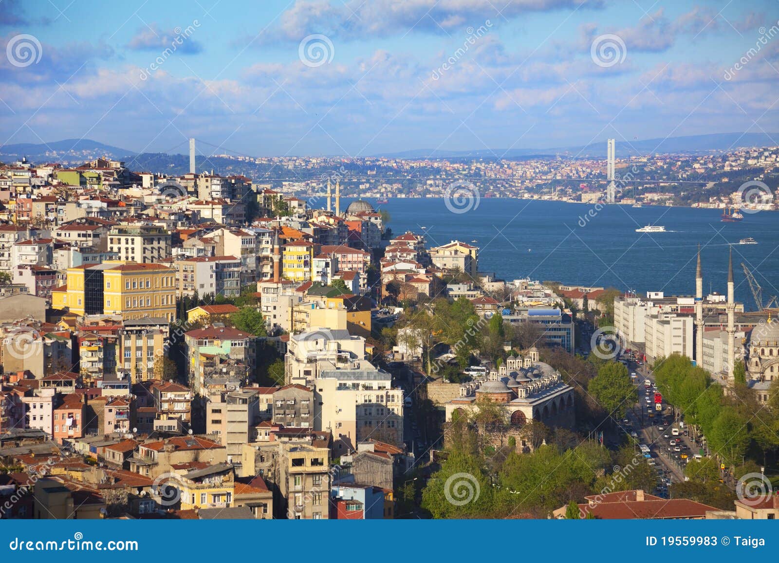 panorama of bosphorus / istanbul