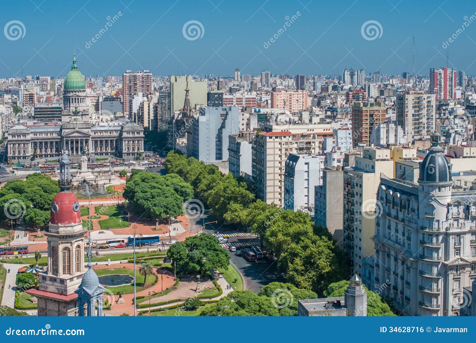 panorama of buenos aires, argentina