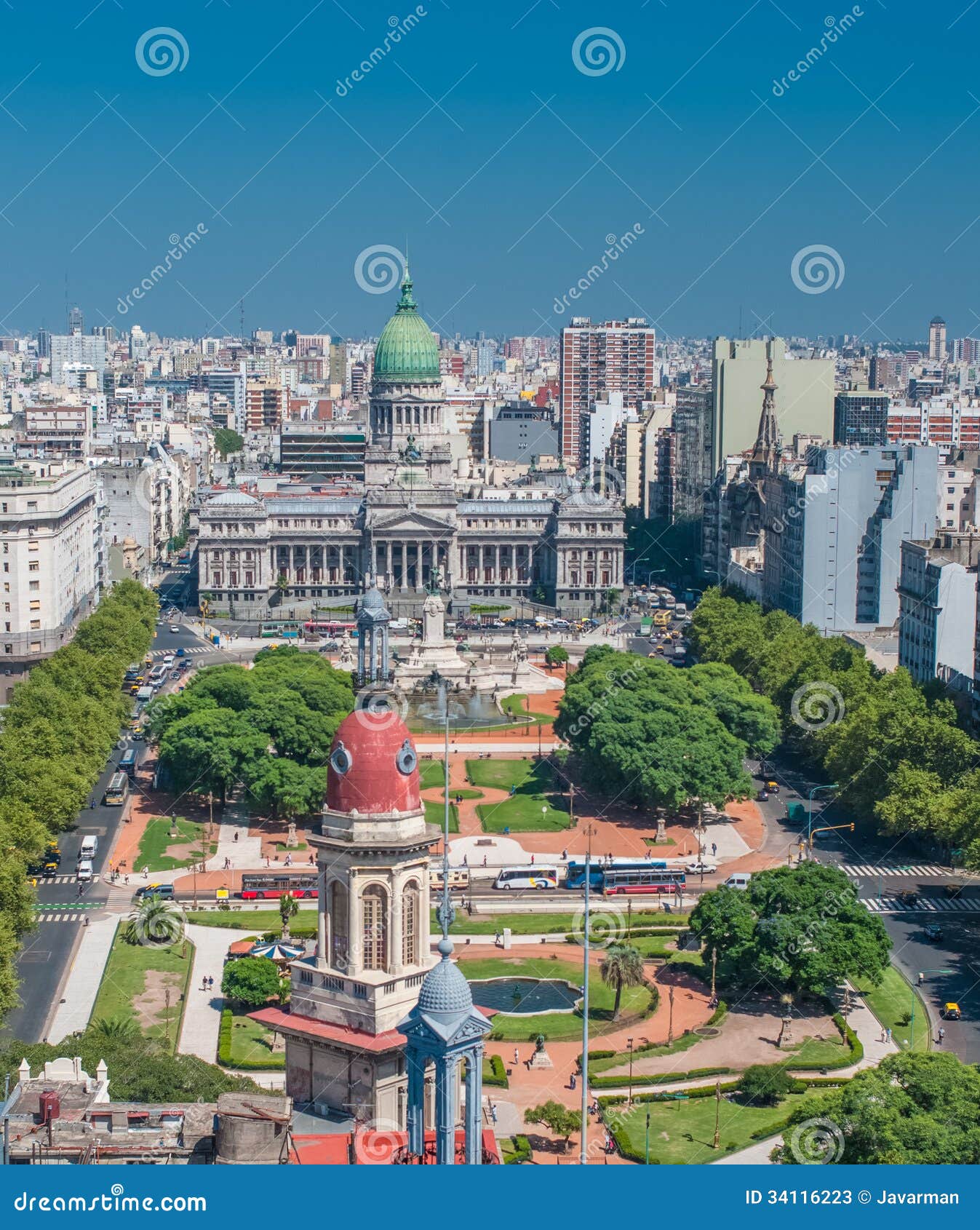 panorama of buenos aires, argentina