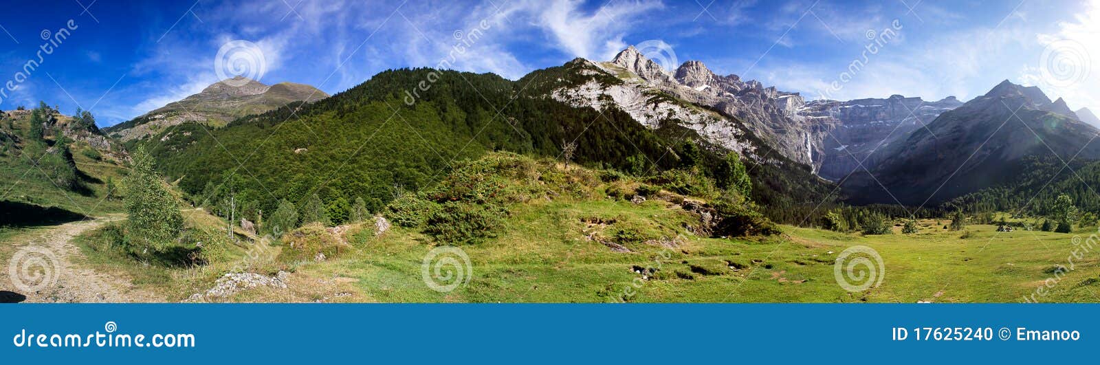 panorama of cirque de gavernie