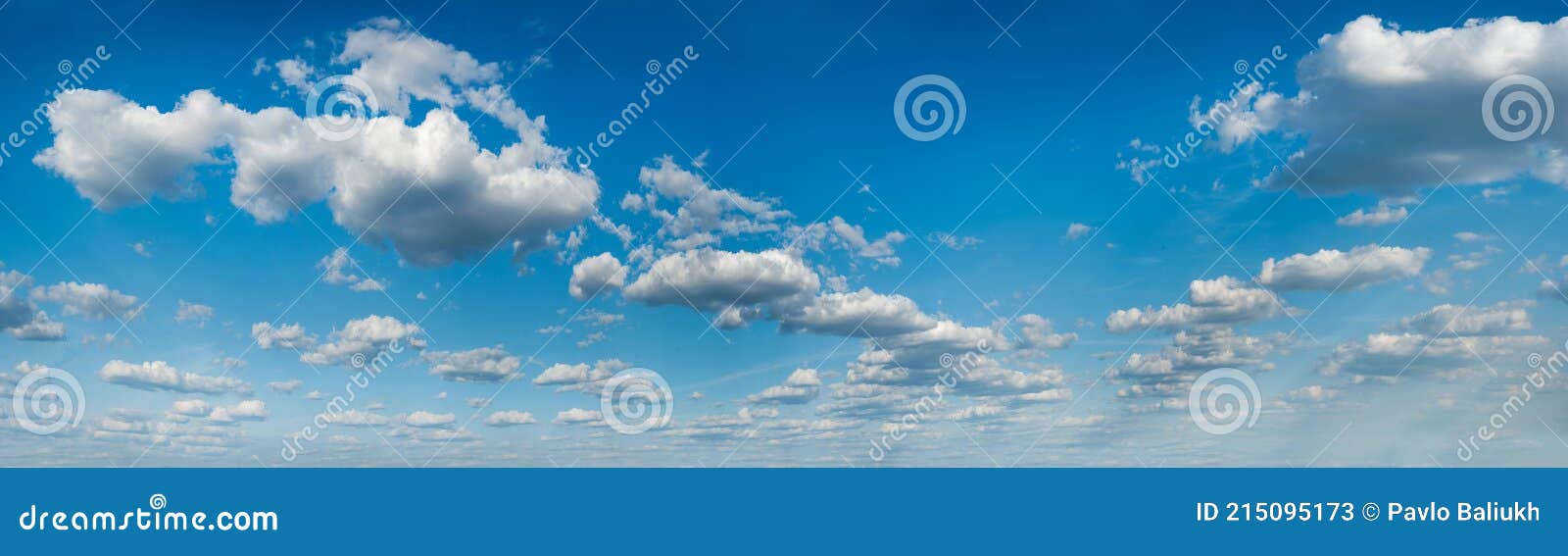 Céu Azul Com Belas Nuvens Como Vista Panorâmica Hdri 360 Sem