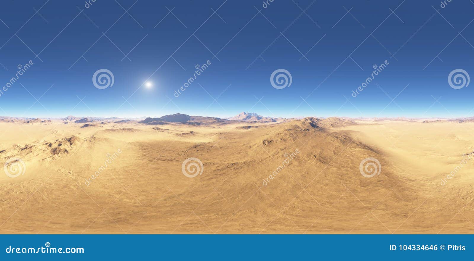 panorama of desert landscape sunset, environment hdri map. equirectangular projection, spherical panorama