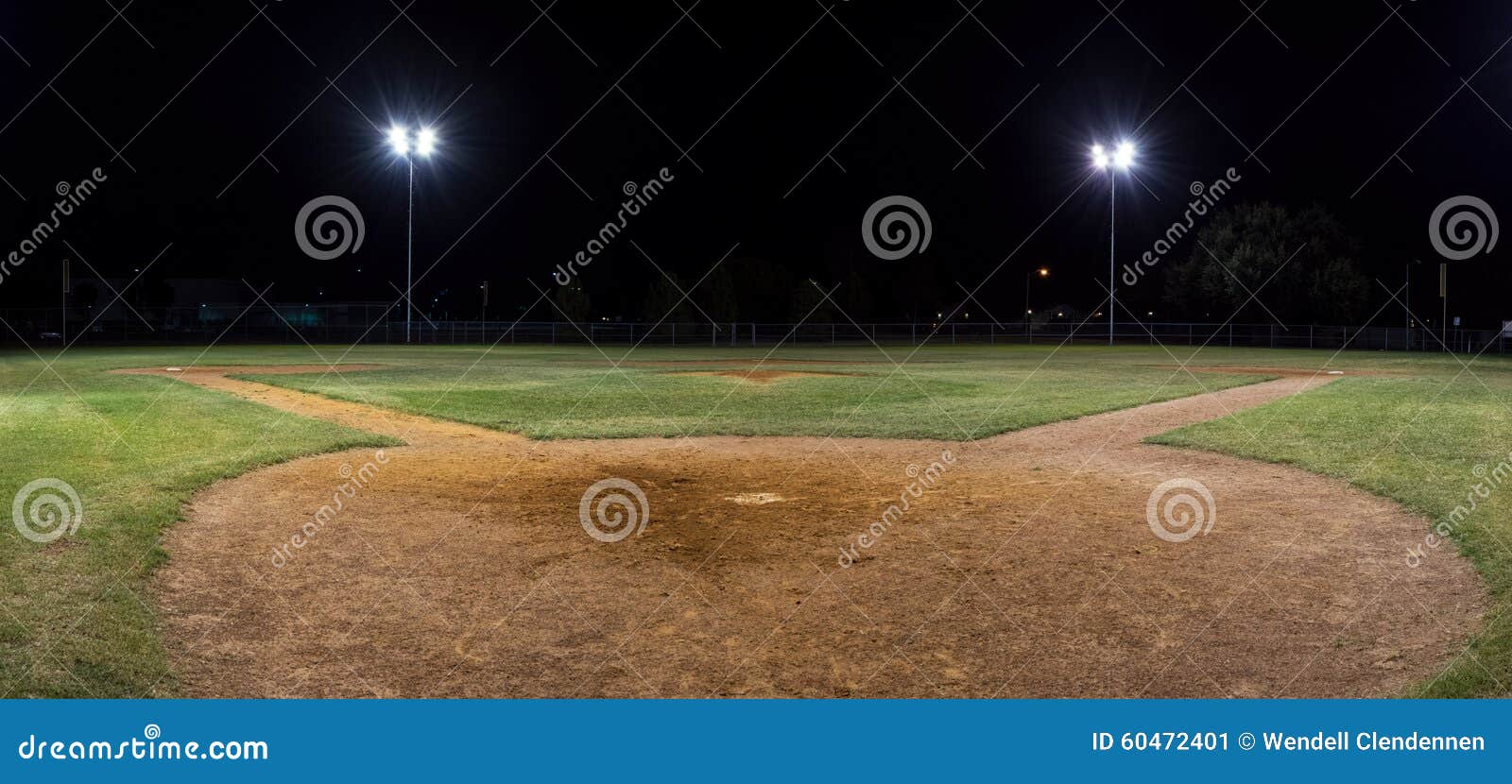 Knock it out park baseball field Royalty Free Vector Image