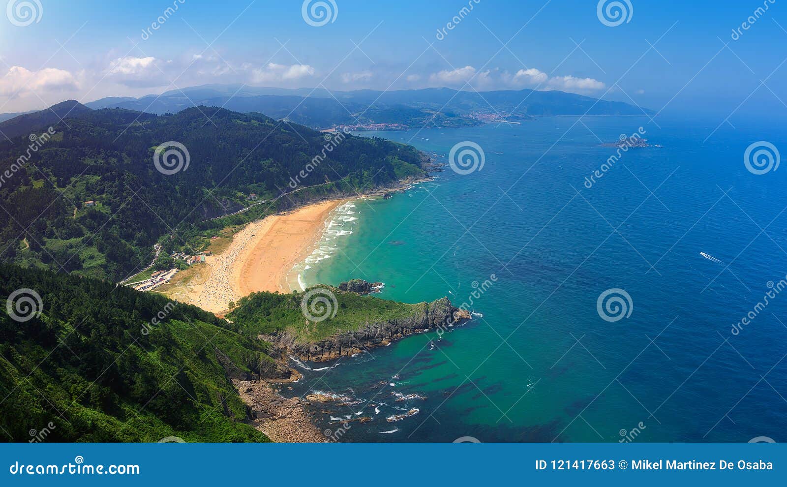 panorama of laga beach