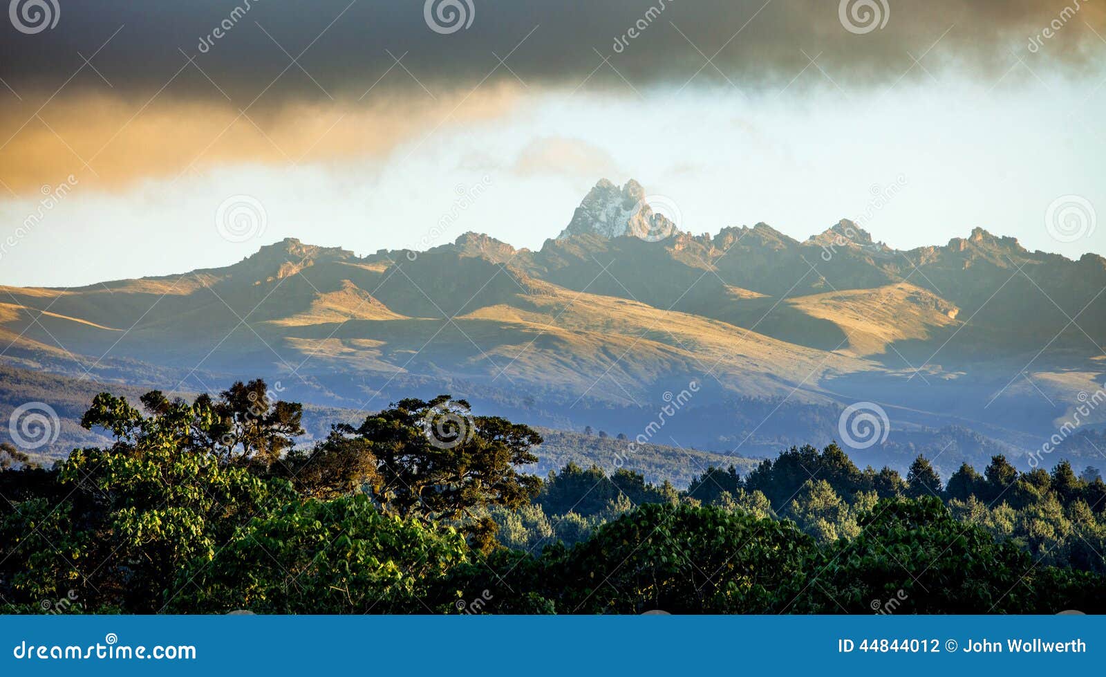 panorama of mount kenya