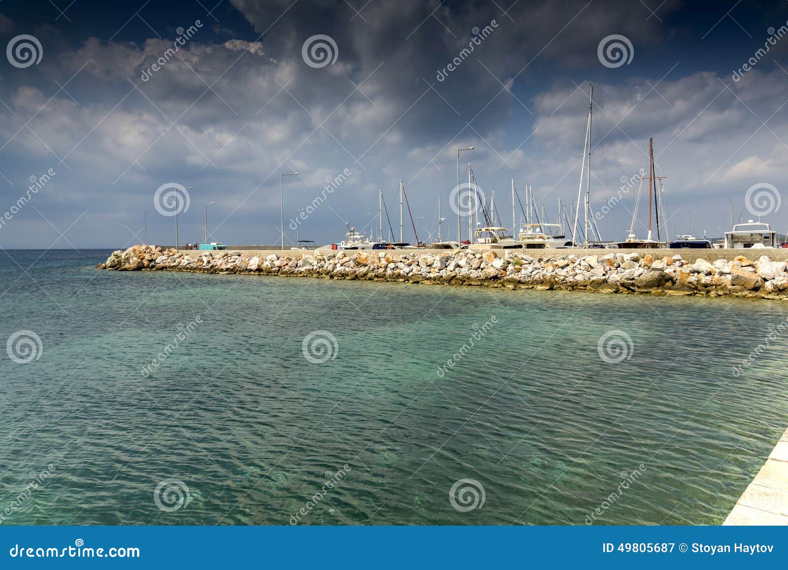 panorama of neos marmaras , chalkidiki, sithonia, central macedonia