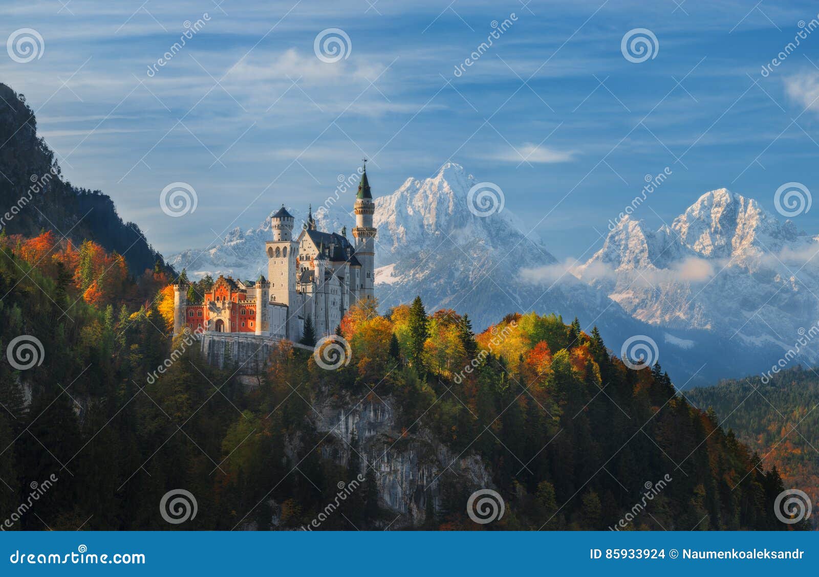 panorama neuschwanstein castle