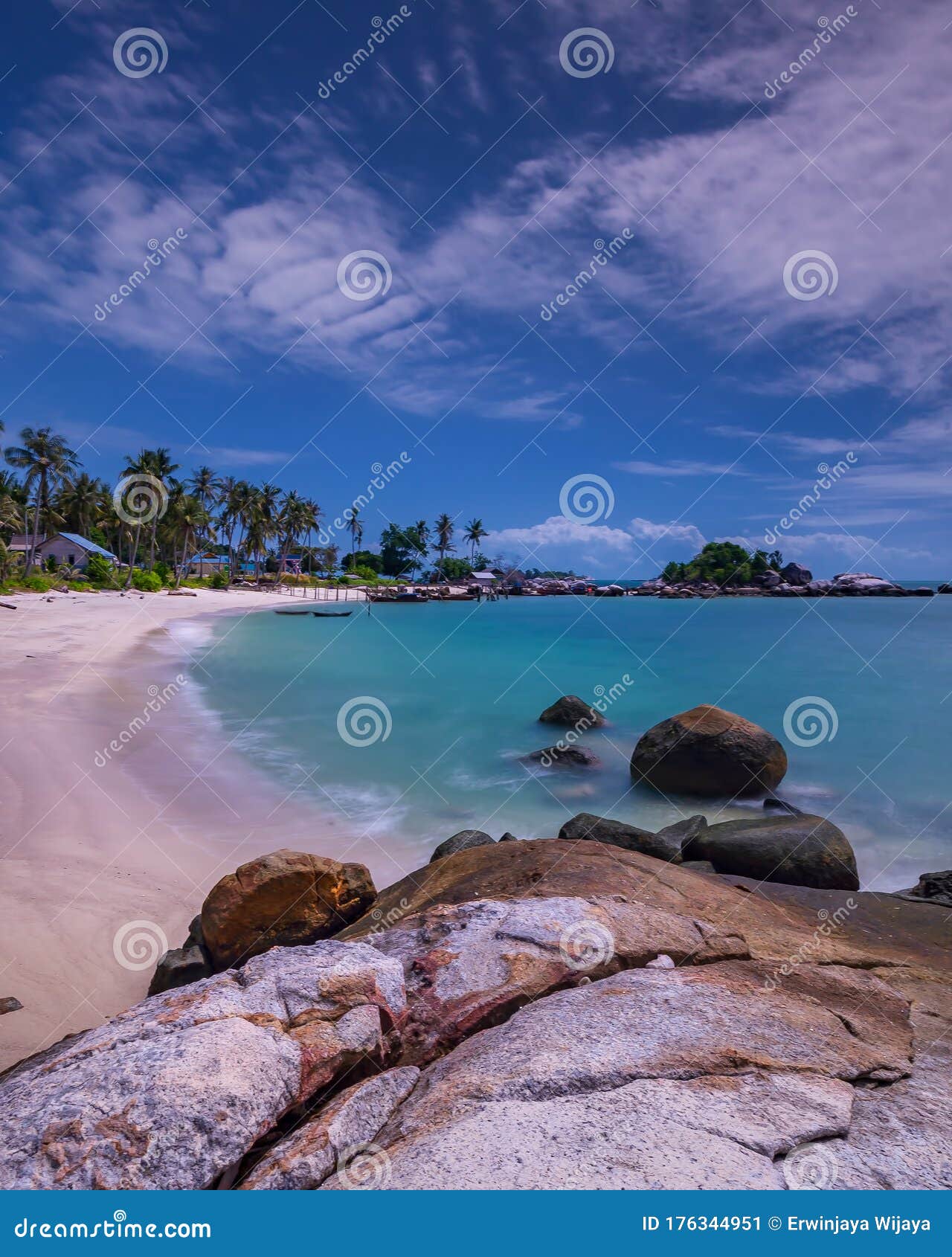 Panorama Beach And Rock Formation Photos At Berhala Island Kepulauan 