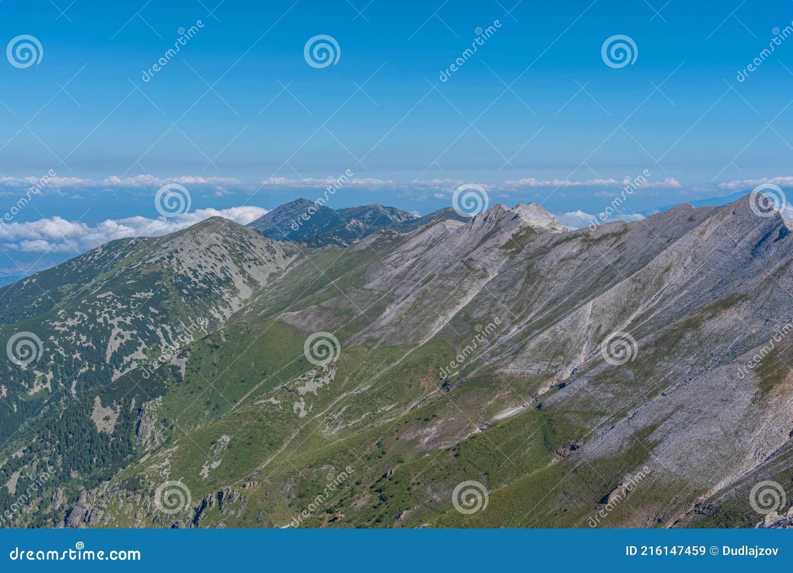 Panorama of Pirin National Park in Bulgaria Stock Image - Image of ...