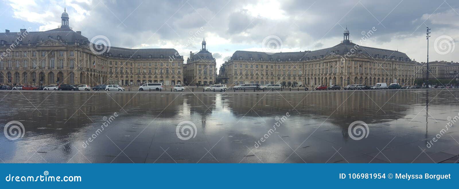 panorama place de la bourse, bordeaux france