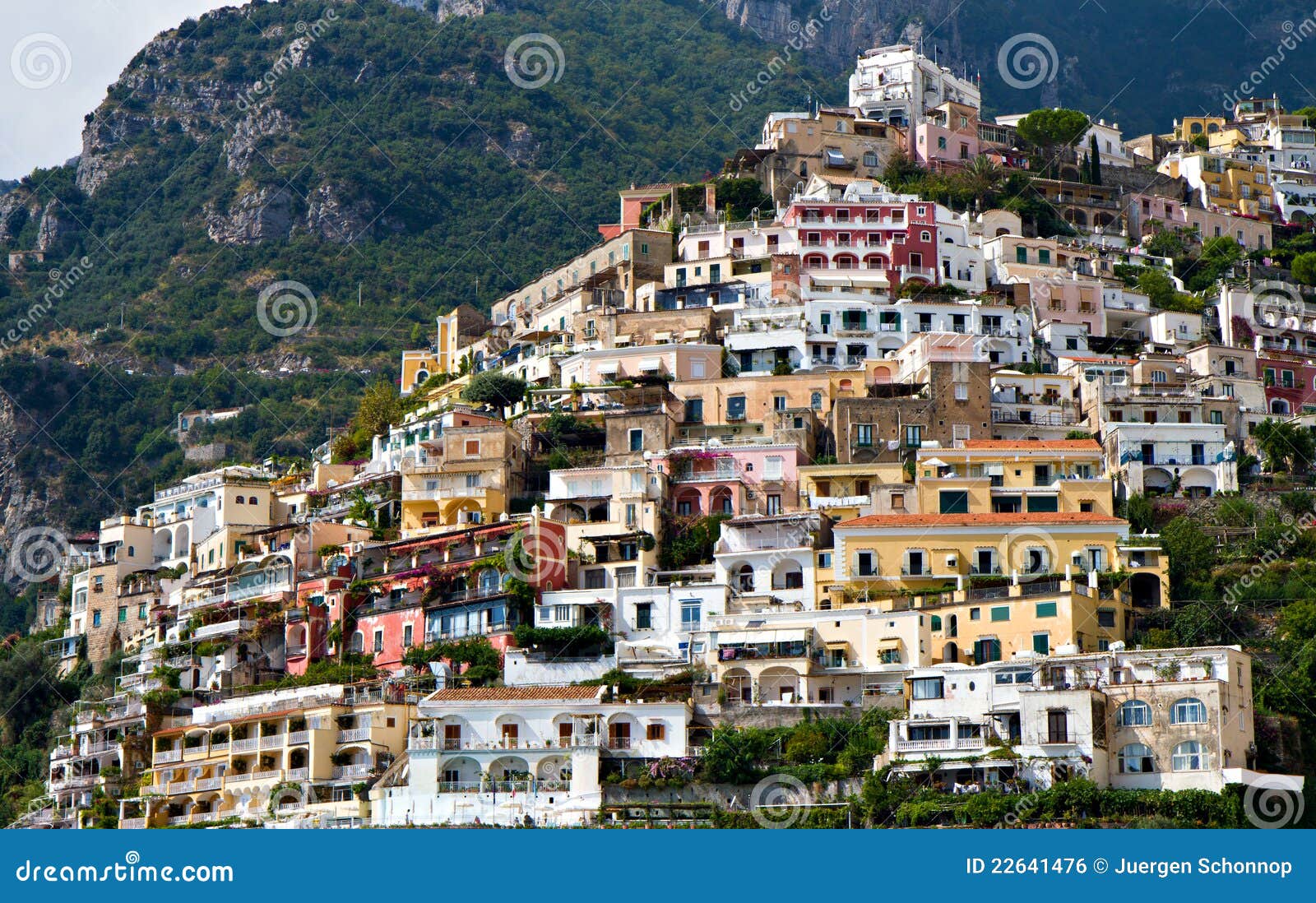 Panorama of Positano, Campania, Italy Stock Photo - Image of amalfitana ...