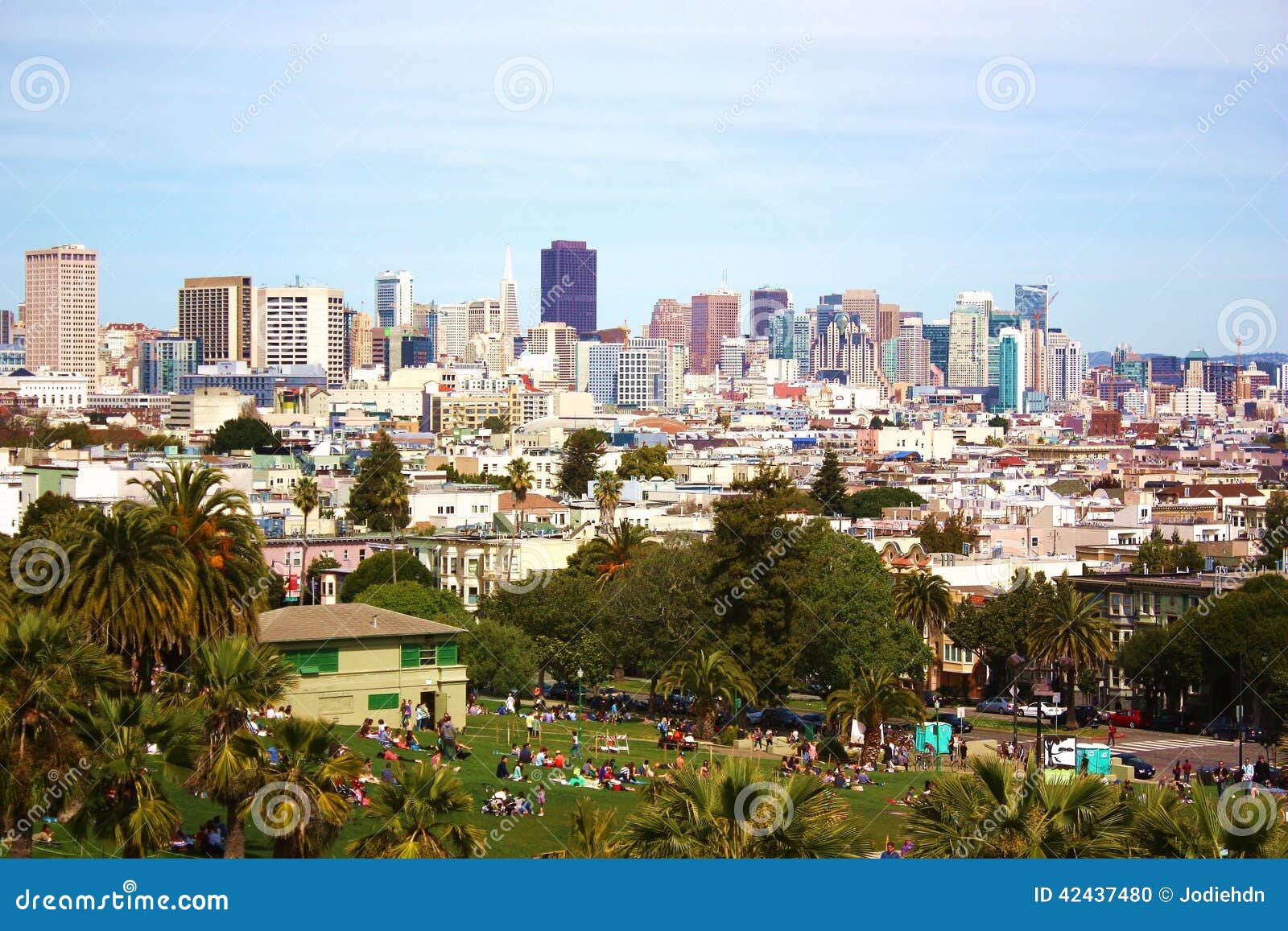 Panorama of San Francisco stock photo. Image of abrupt - 42437480