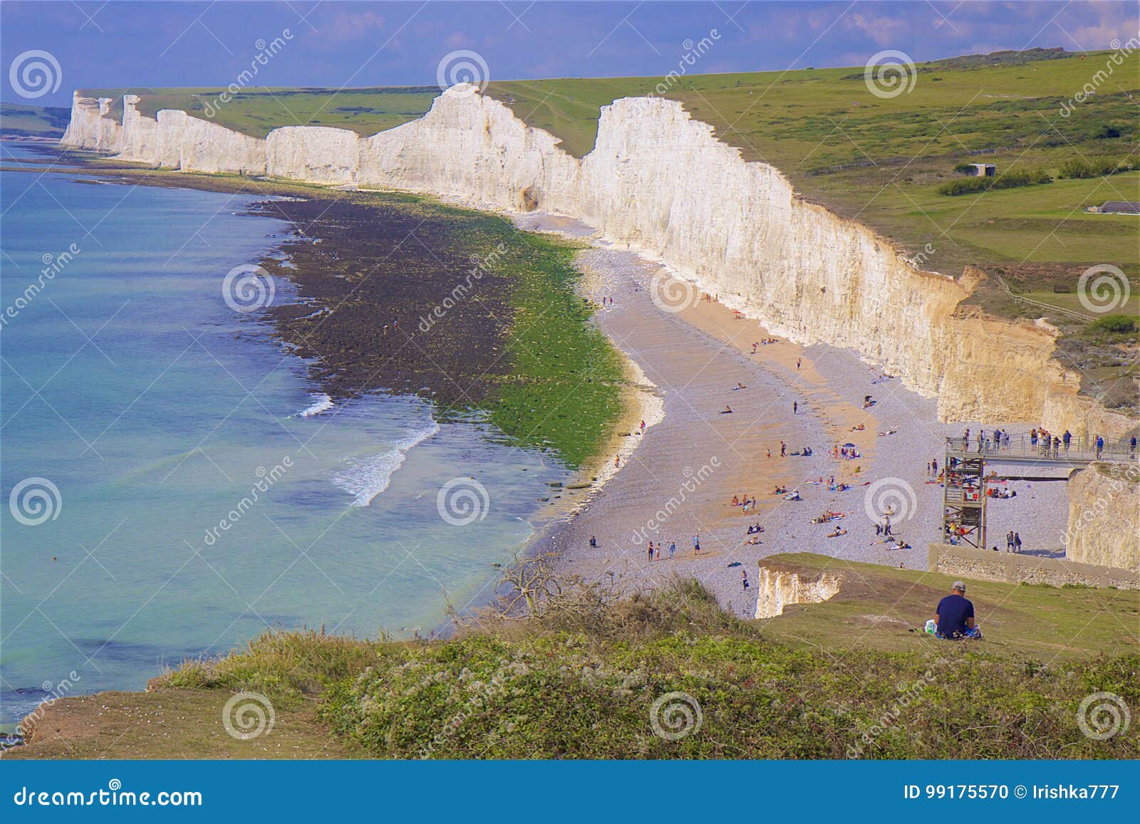 National Park Seven Sisters, UK Editorial Image - Image of cliff ...