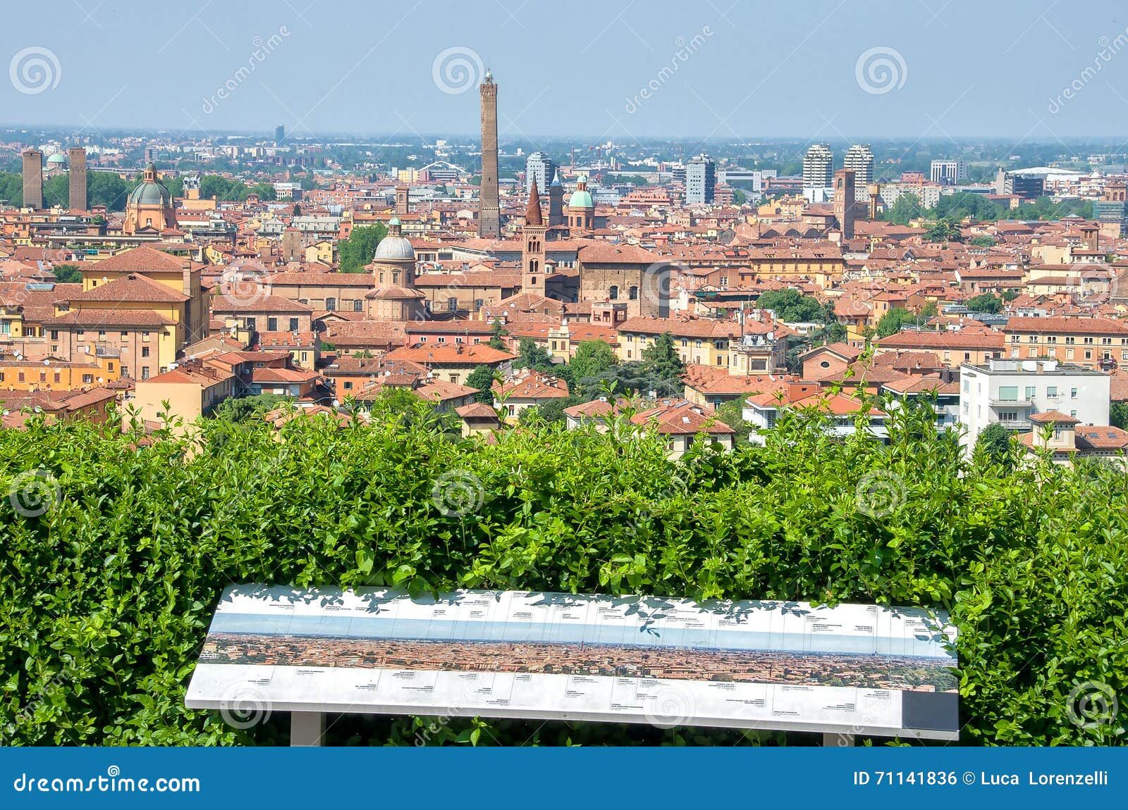 panorama sign bologna tour aerial view sightsee emilia romagna