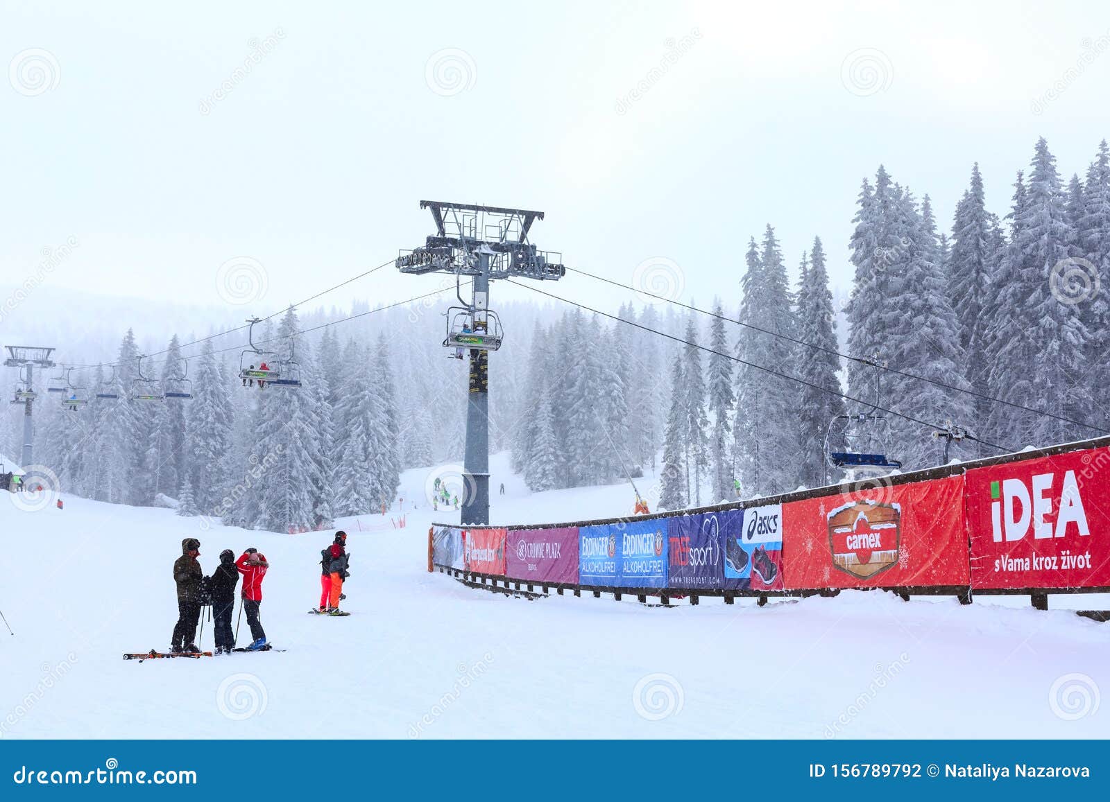 Panorama of Ski Resort Kopaonik, Serbia Editorial Photography - Image ...