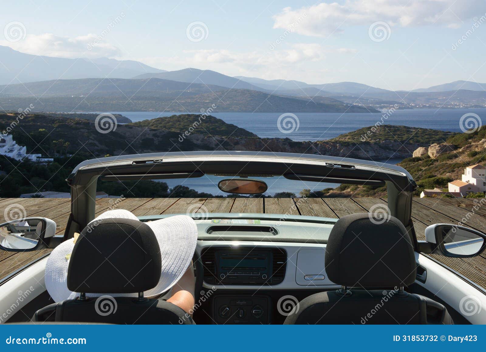 Panorama. stock photo. Image of driving, relaxation, female 31853732