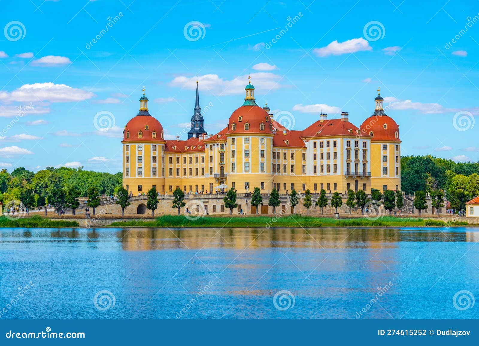 Panorama View of Moritzburg Castle in Germany Stock Photo Image of facade, dresden 274615252