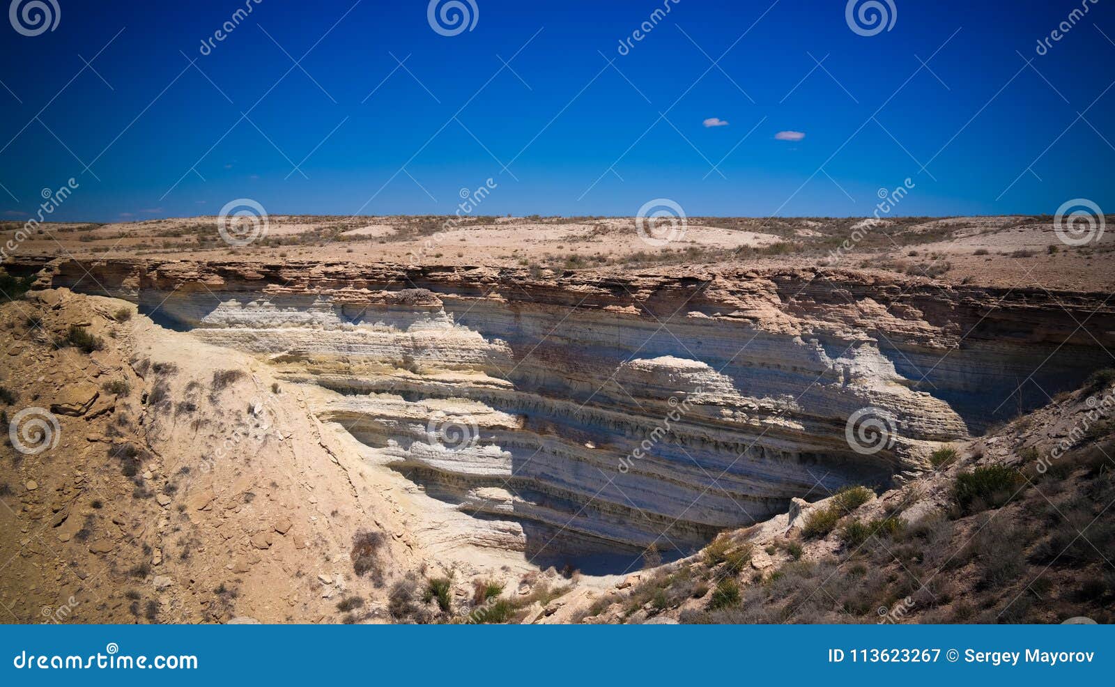 View To Saline Barsa Kelmes and Ustyurt Plateau in Stock Image - Image of earth, plateau: 113623267