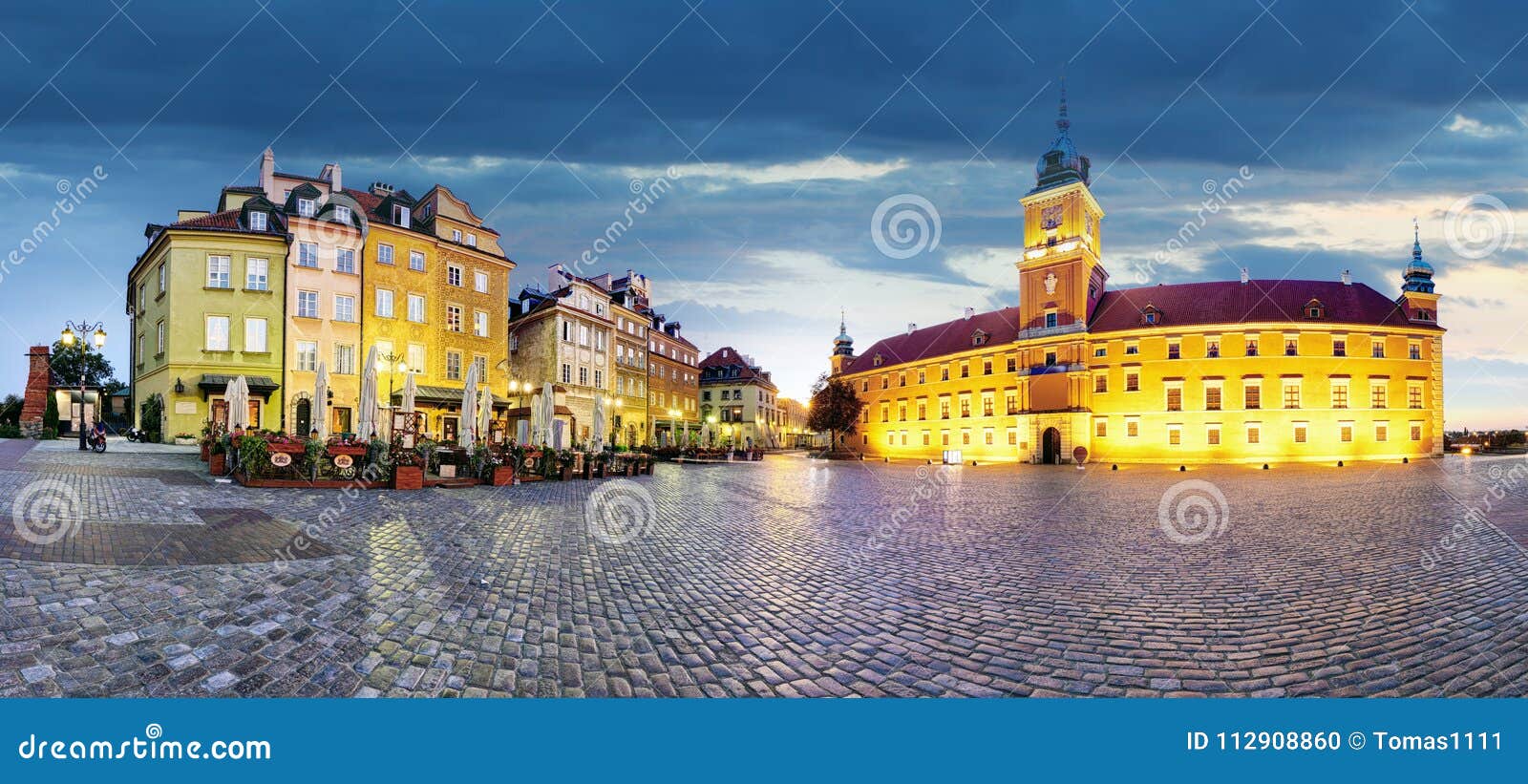 Panorama of Warsaw Old Town, Poland Editorial Image Image of poland