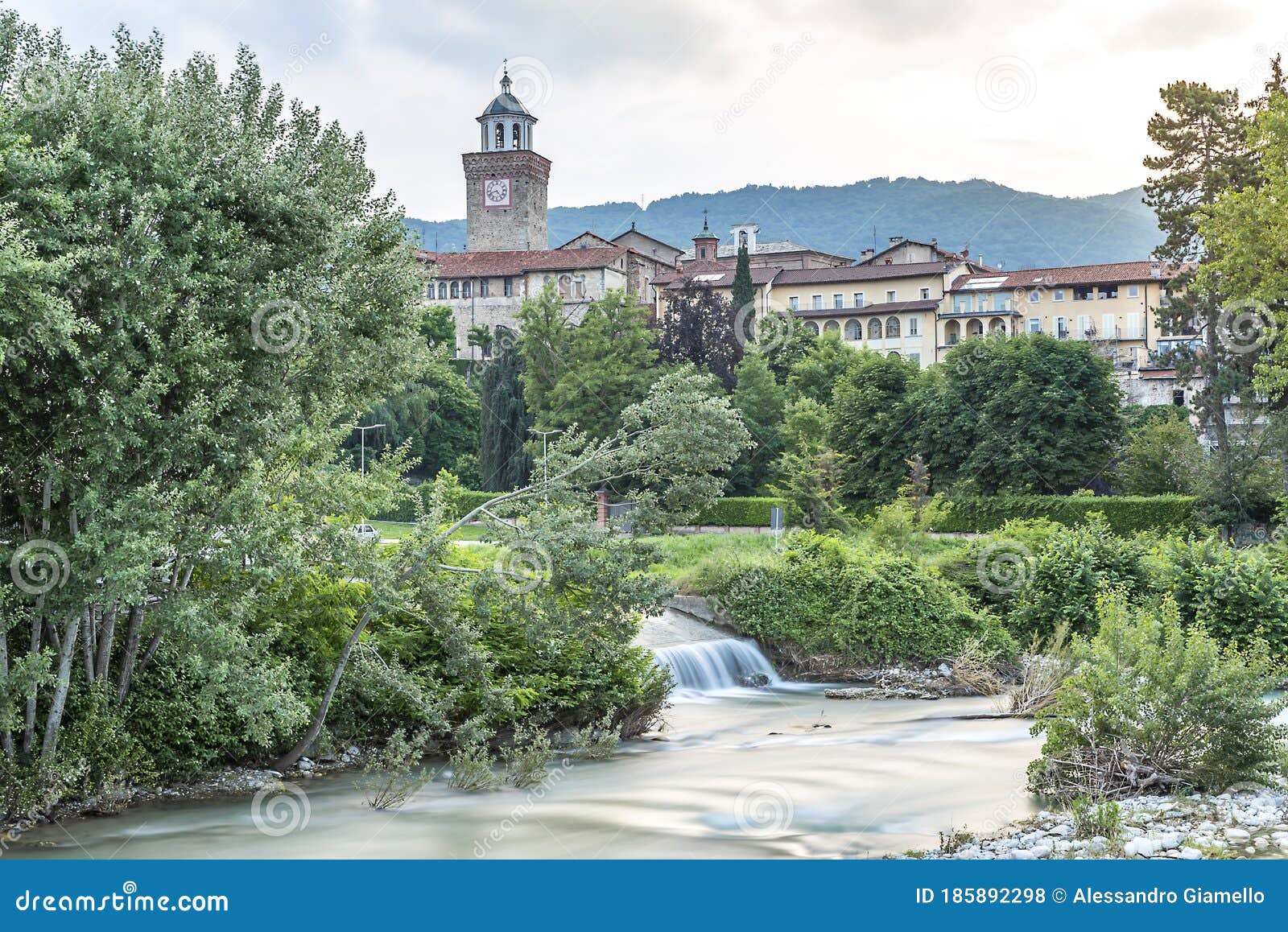 panoramas of the city of busca during sunset and in the blue hour