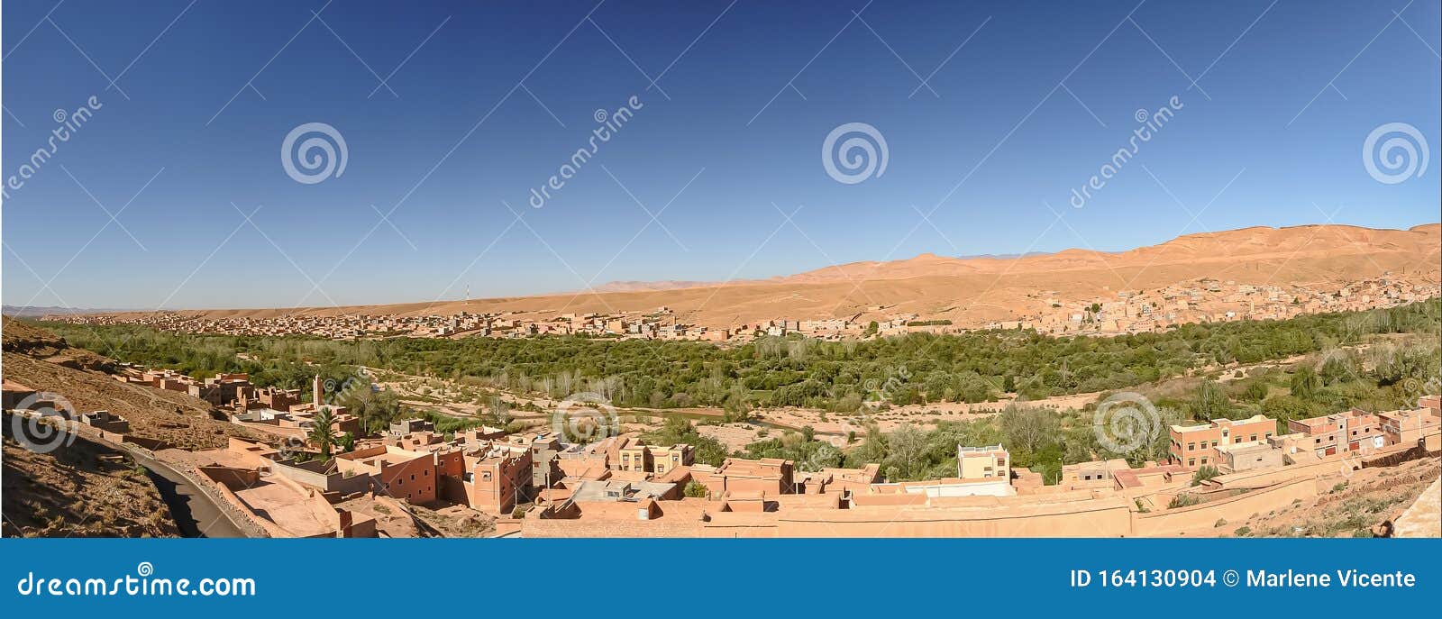 panoramic of the city of boumalne dades, in the province of tinghir, drÃÂ¢a-tafilalet. morocco