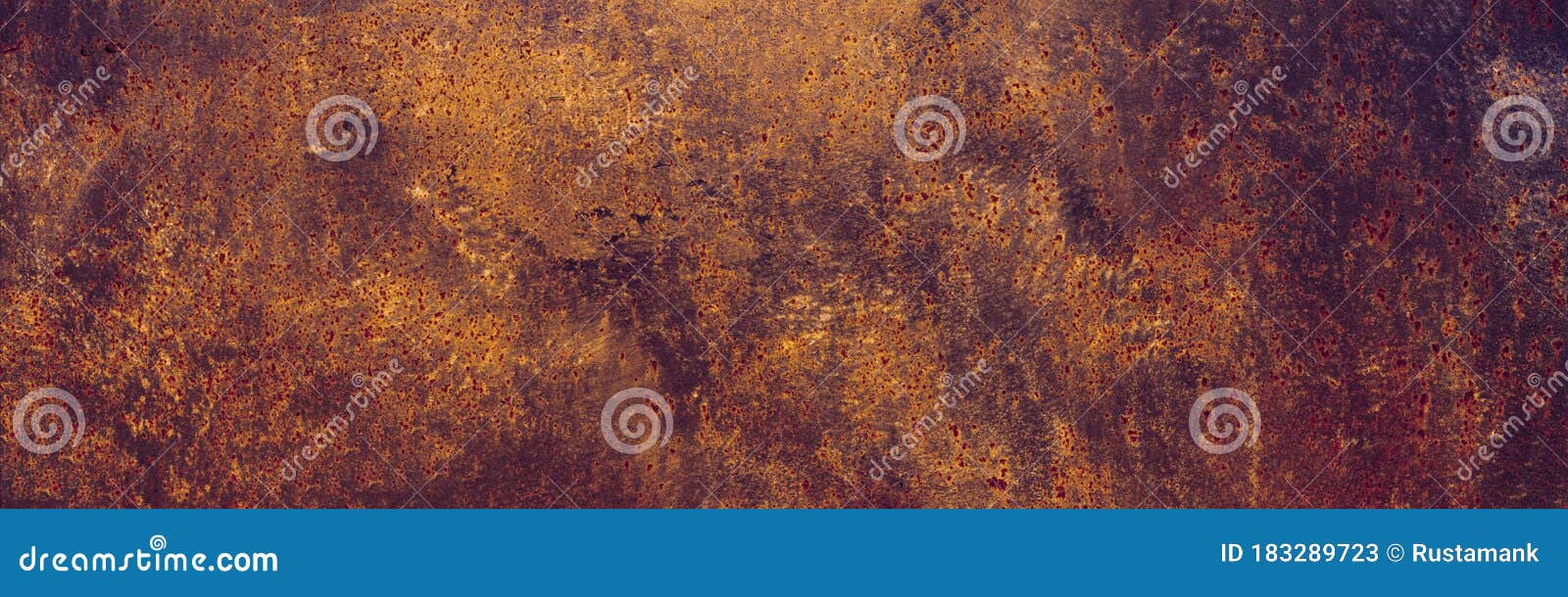 panoramic grunge rusted metal texture. rusty corrosion and oxidized plate
