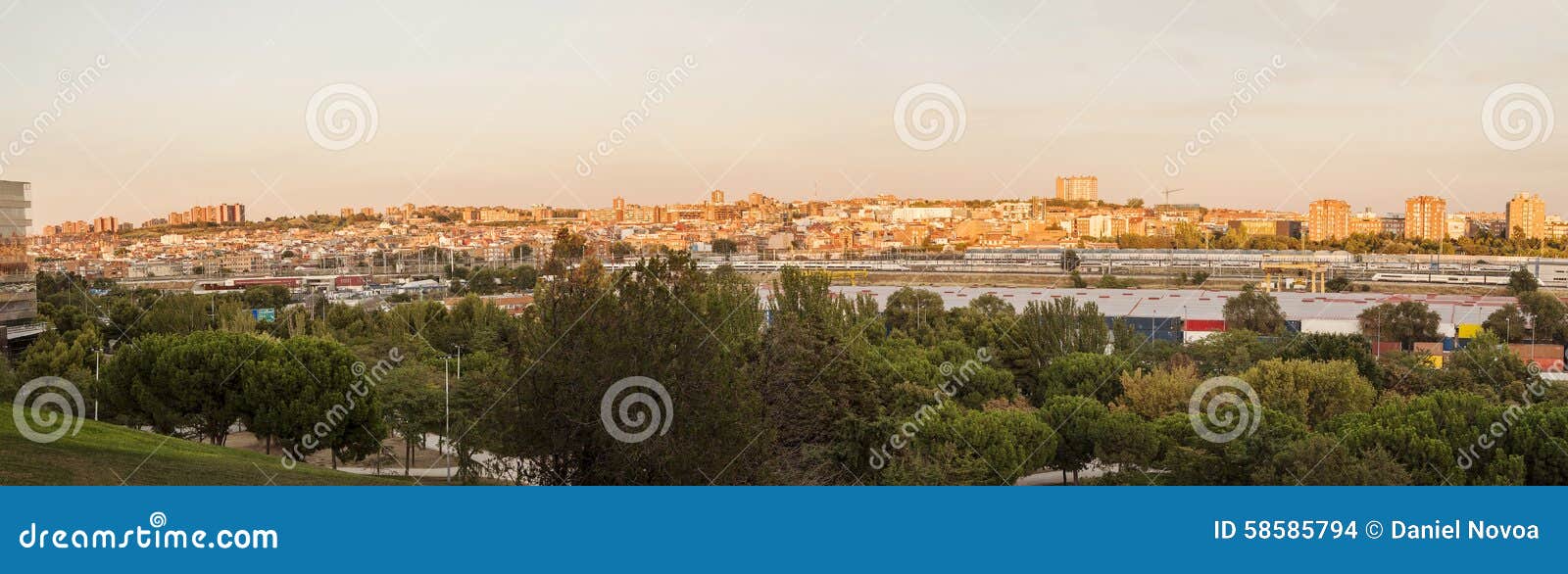 panoramic of madrid