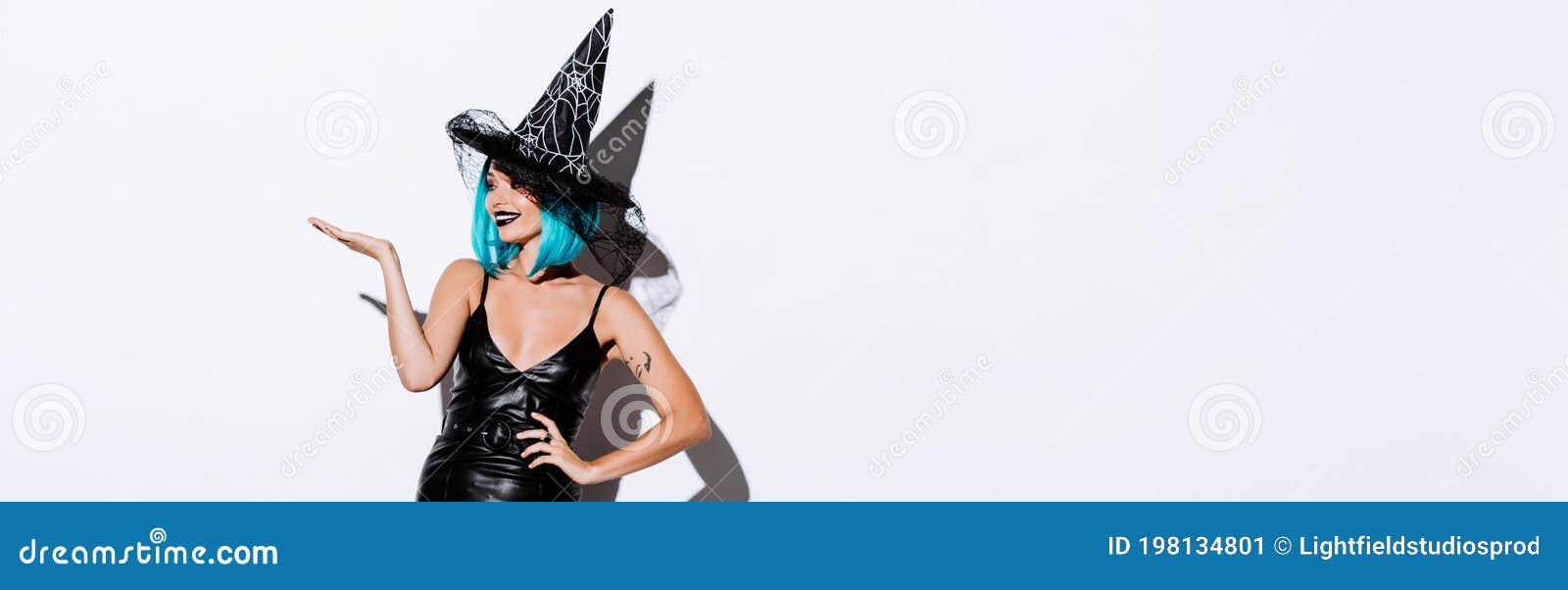 1. "Blue Haired Witch Halloween Costume" - wide 7