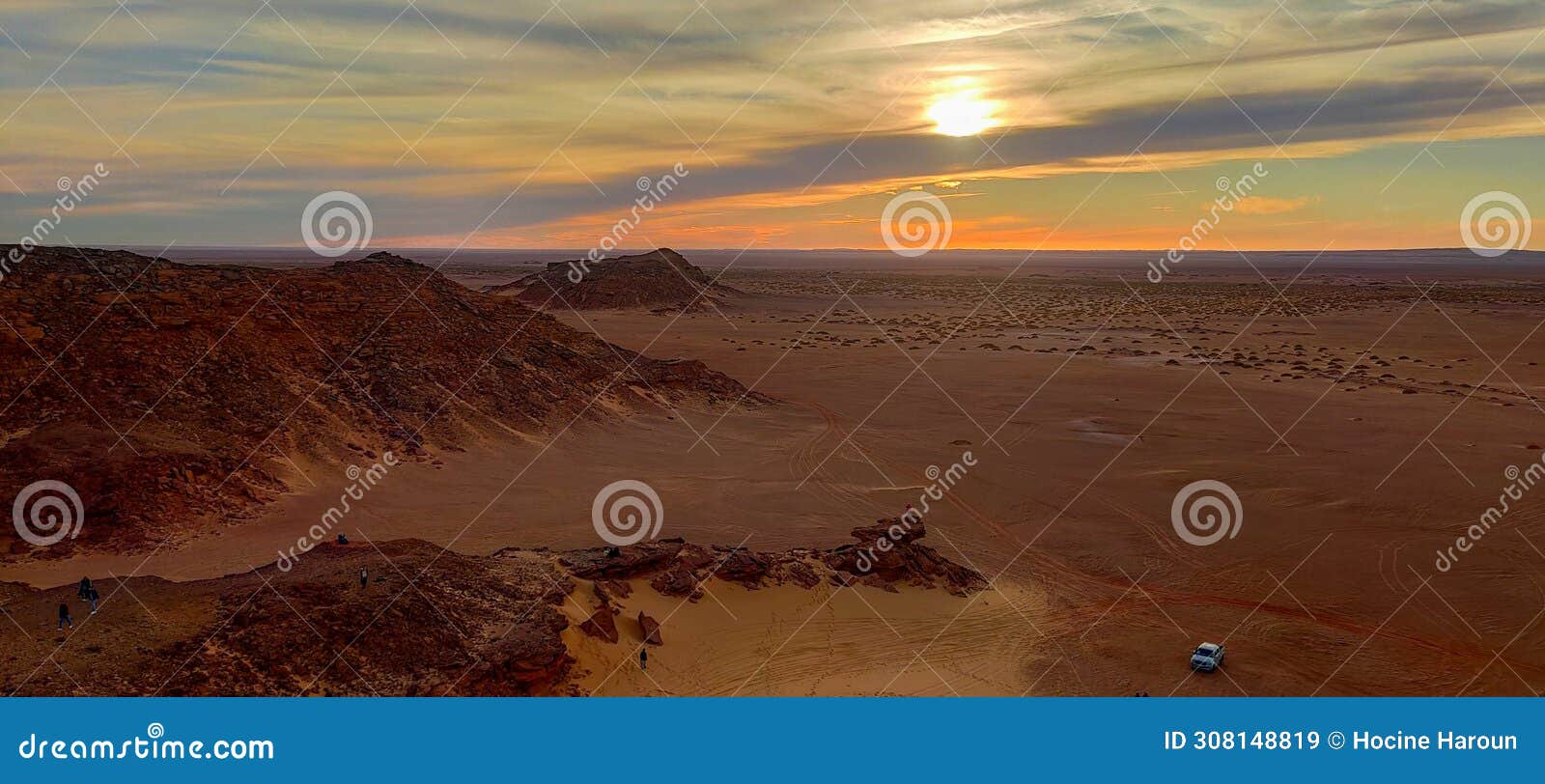the red oasis timimoun in algeria