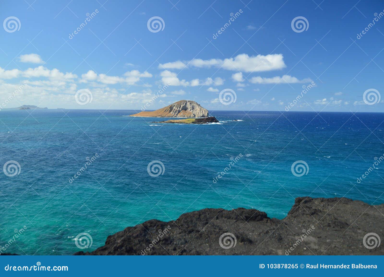 panoramic view of a beautiful islet.