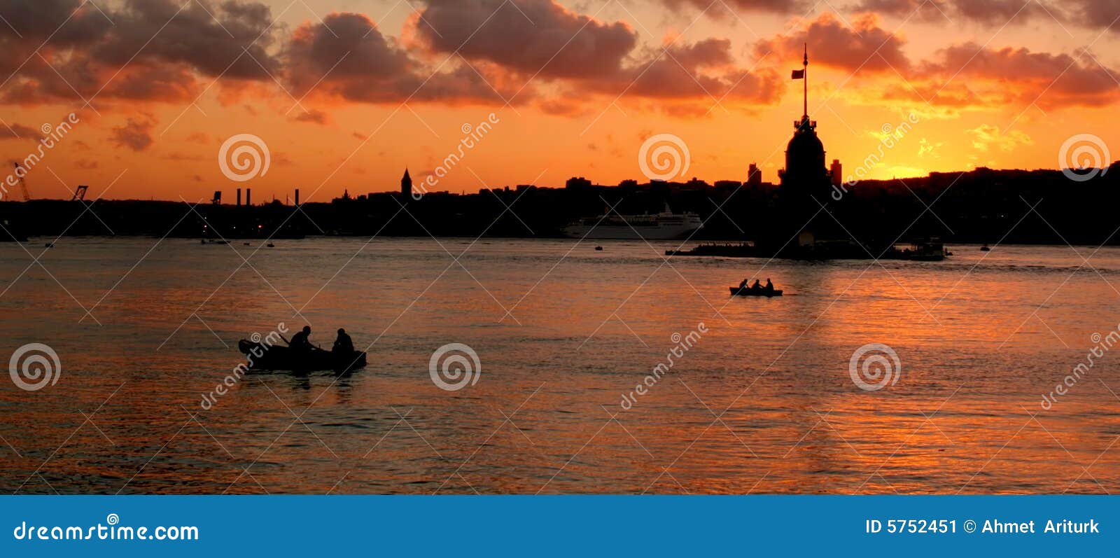 panoramic view of bosphorus