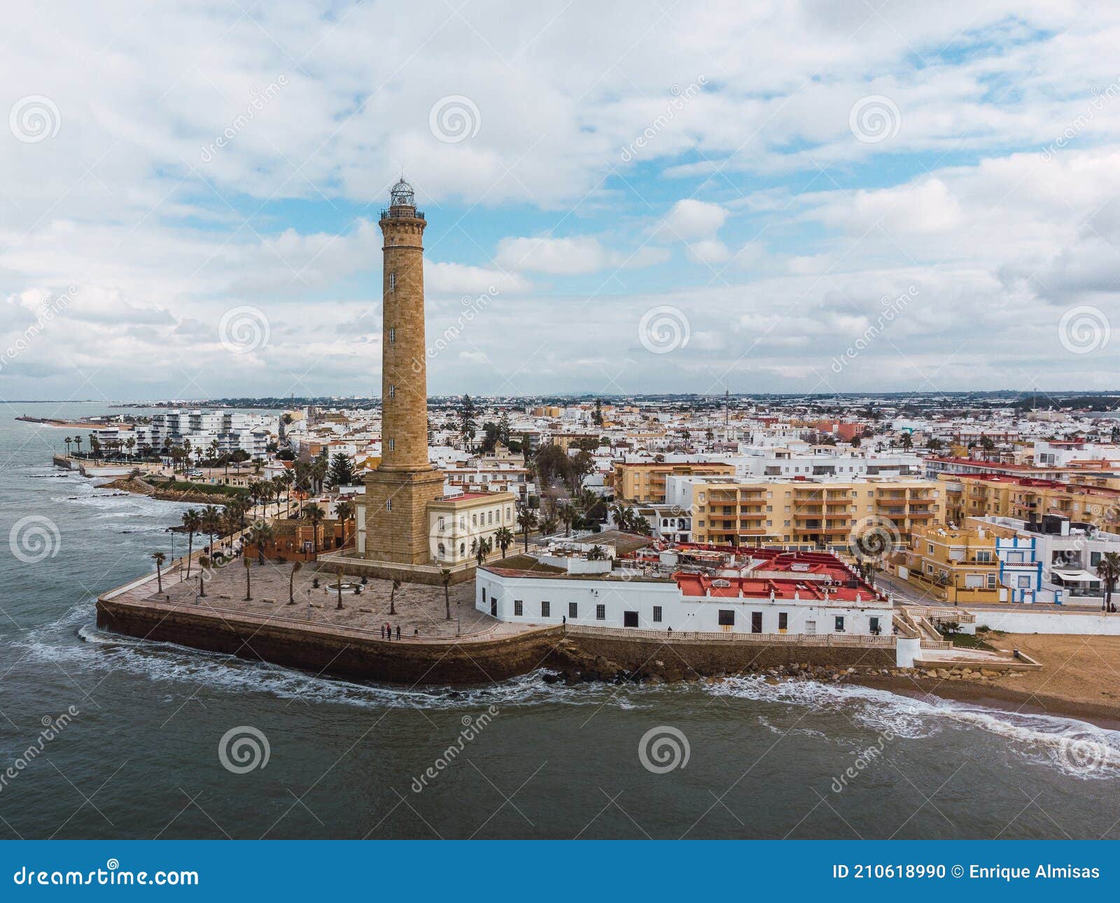 panoramic view of the chipiona lighthouse