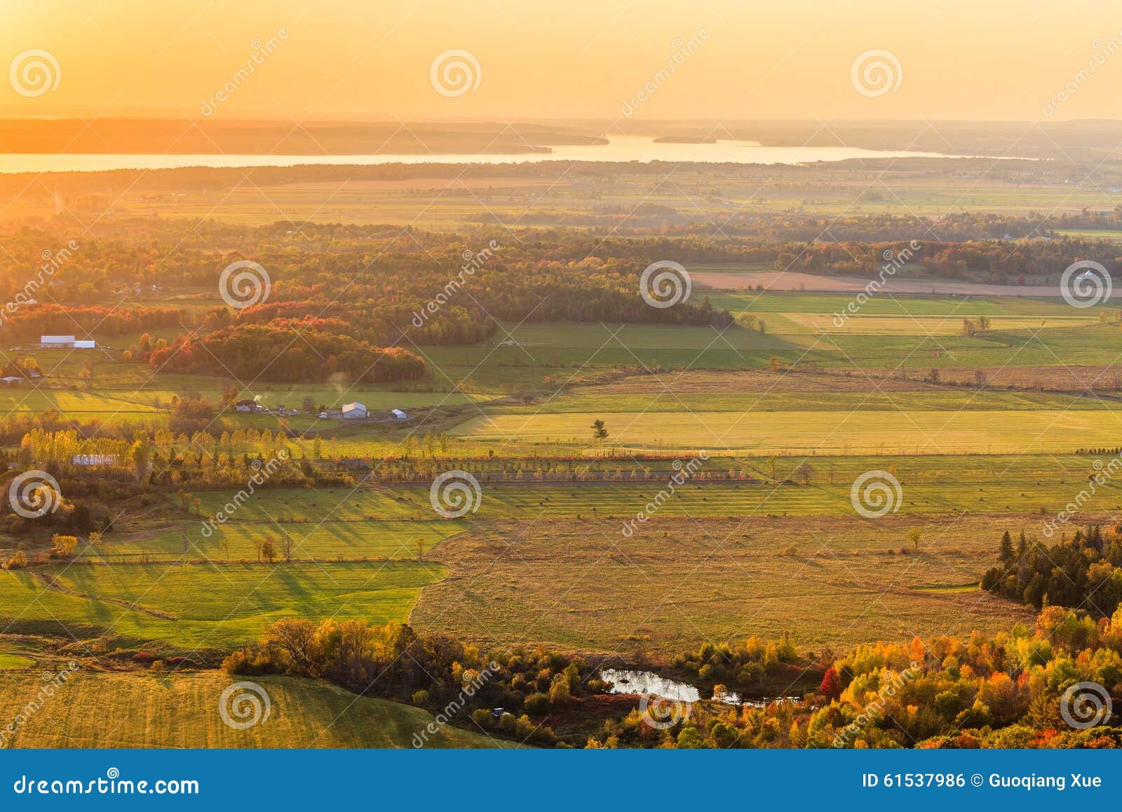 Panoramic View of Eardley Escarpment in the Fall Stock Photo Image of