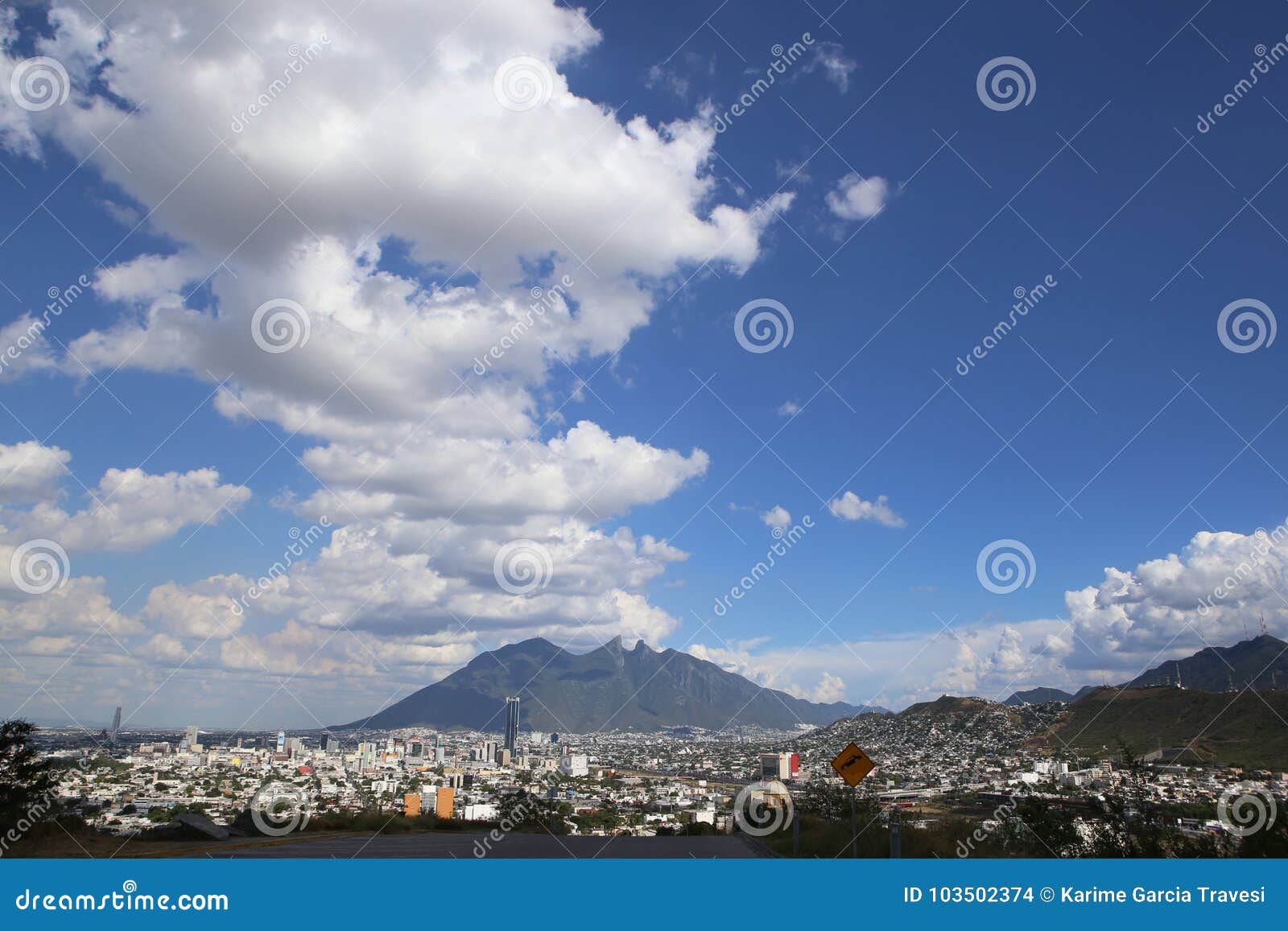 panoramic view of el cerro de la silla