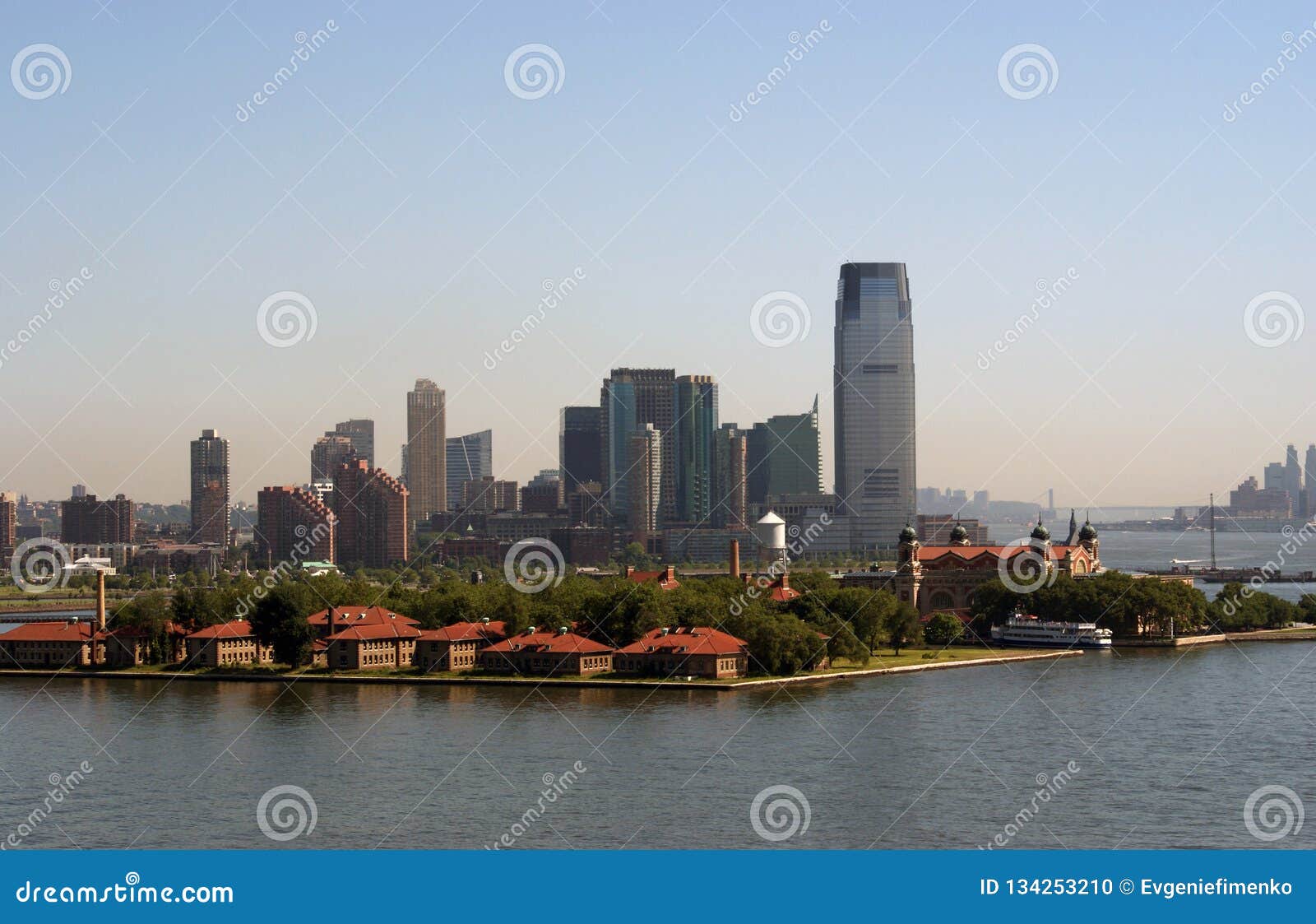 ellis island from jersey city