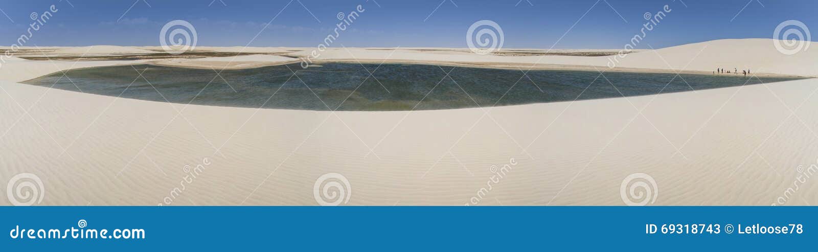 panoramic view of the lenÃÂ§ÃÂ³is maranhenses national park, maranhÃÂ£o, brazil