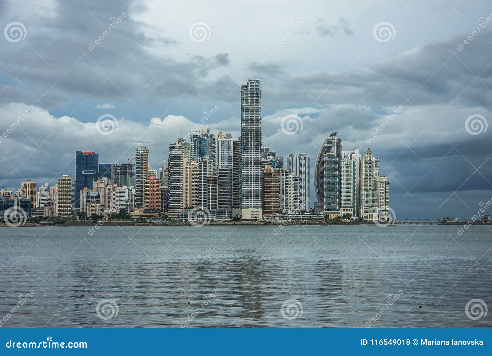 Panoramic view of Panama City Skyline