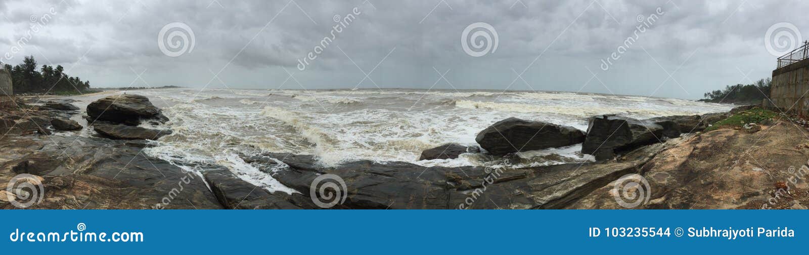 Batakal Xxx Video - Panoramic View of the Rocky Beach at Bhatkal, Western Kary Stock Photo -  Image of ocean, murudeswar: 103235544