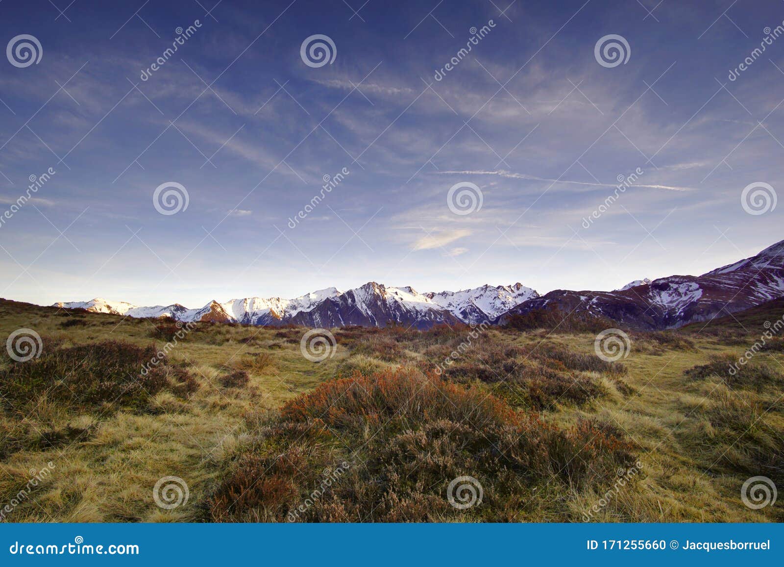 panoramic view of the soulor pass in the pyrenees, val d`azun, france