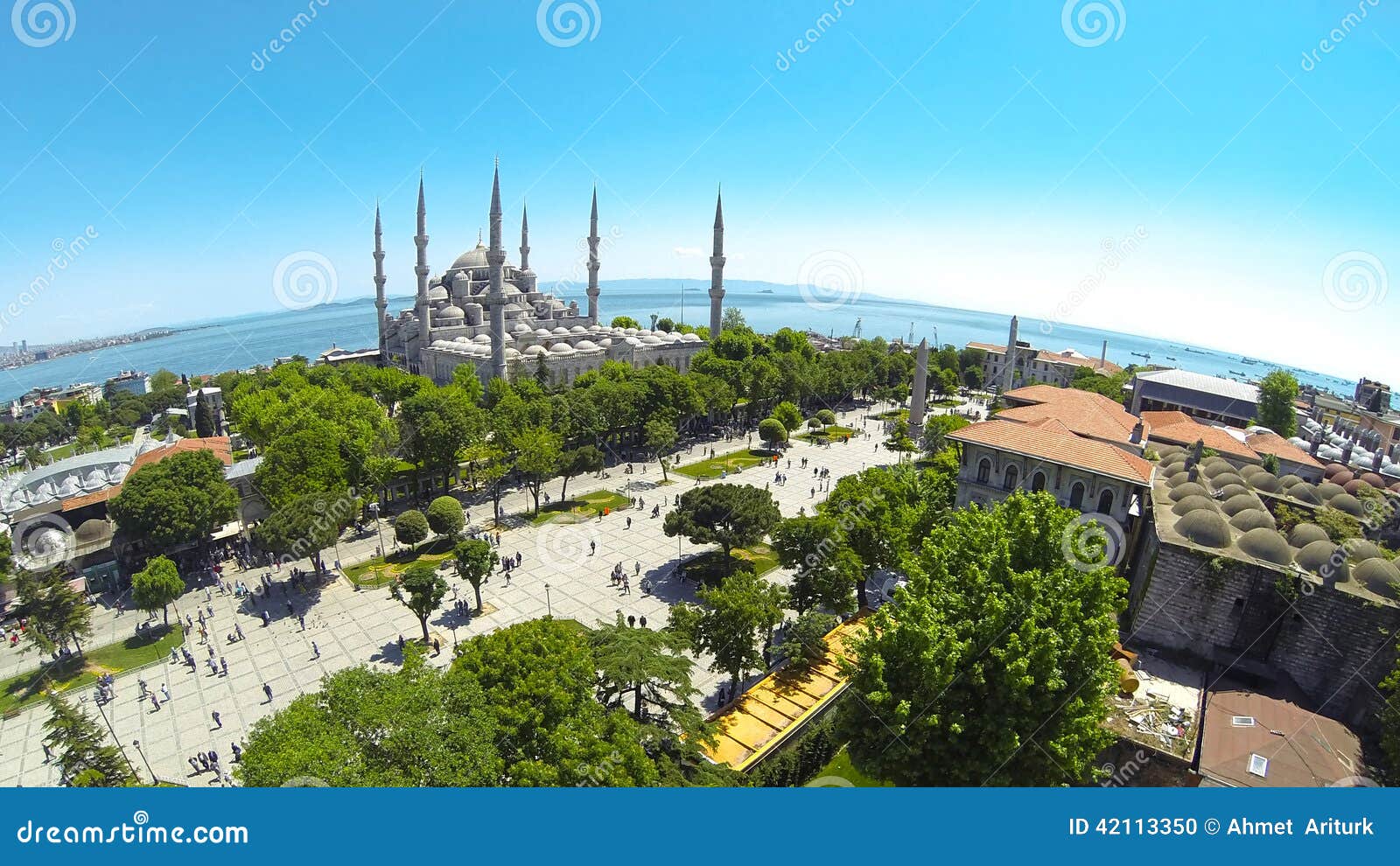 panoramic view of sultanahmet