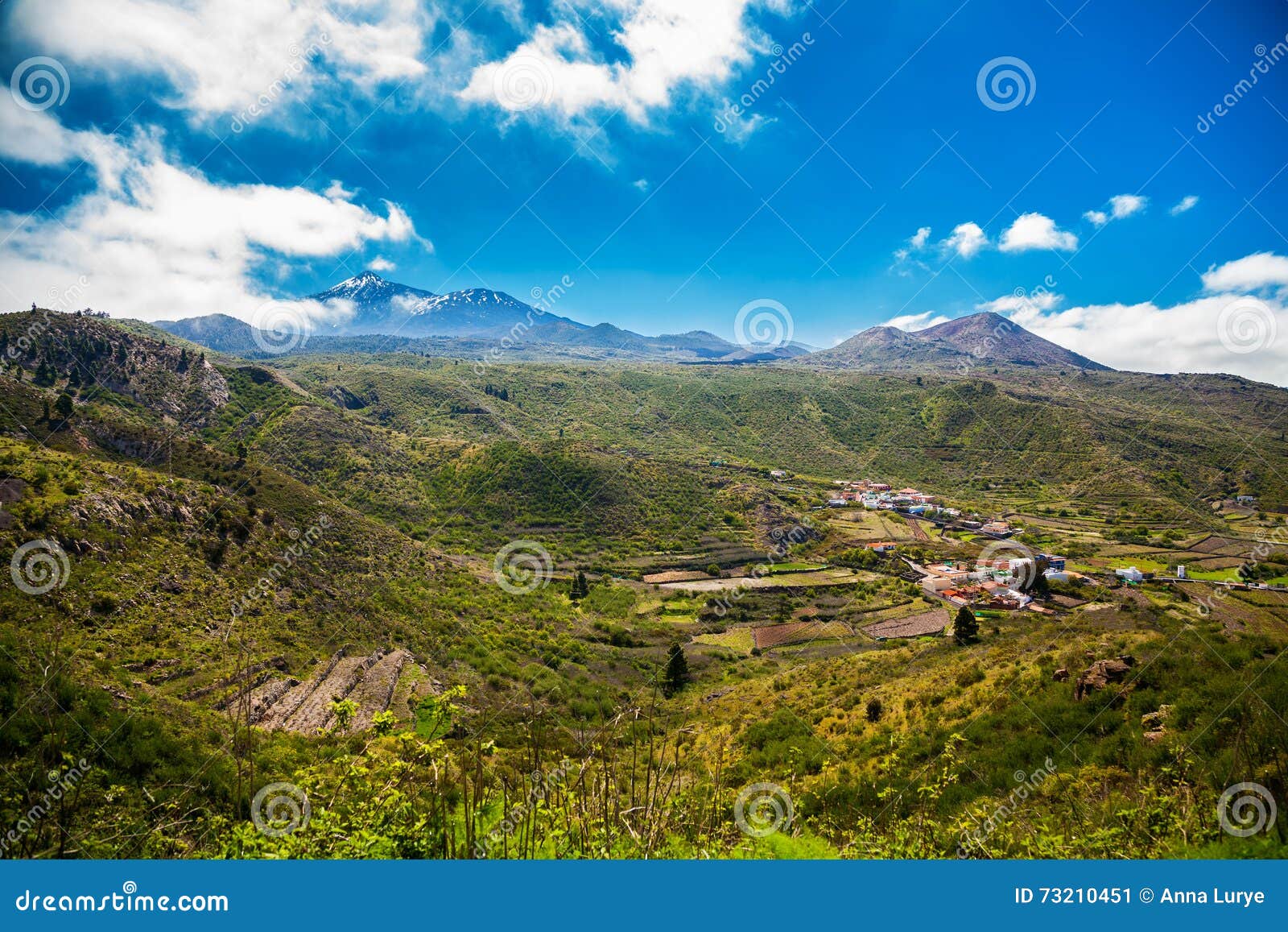 panoramic view of valle de arriba