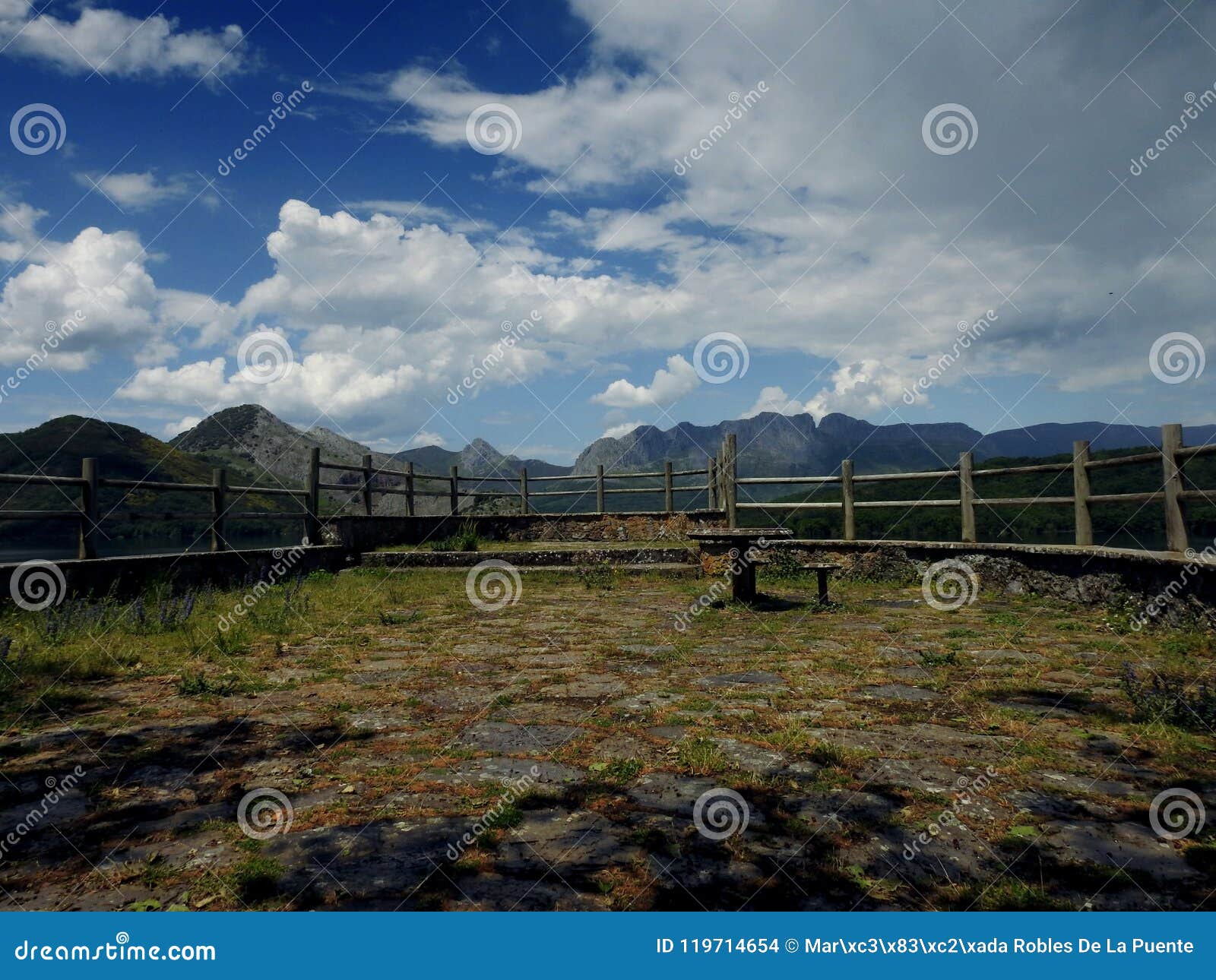 viewpoint of vegamian in summer