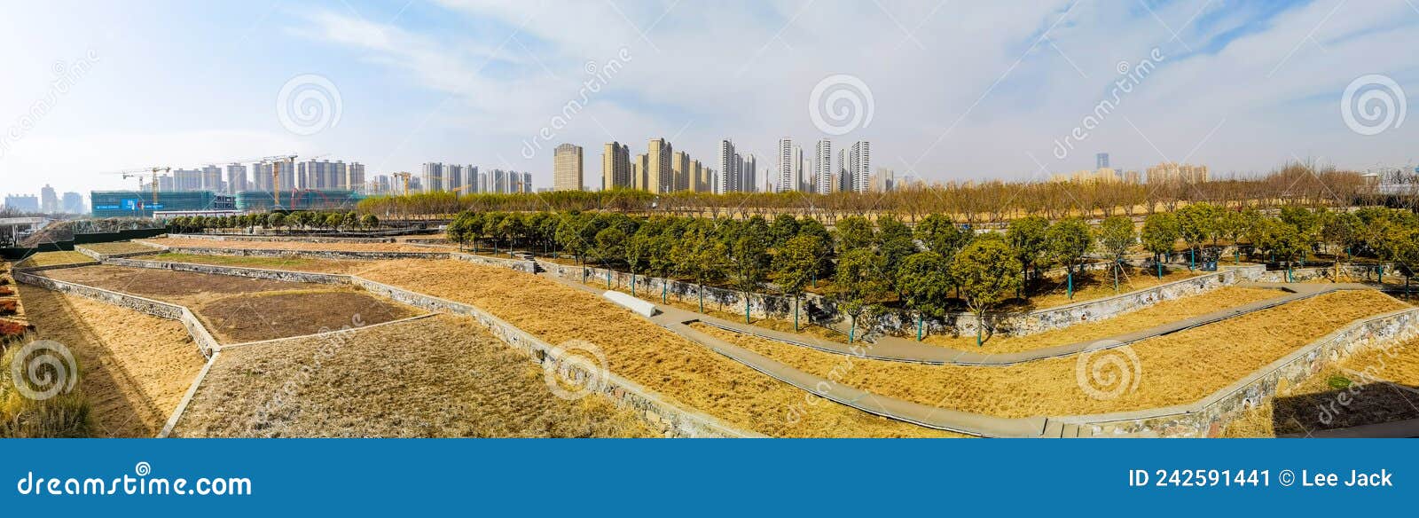 Panoramic View of Xi`an Urban Complex Stock Image Image of pleasant, high 242591441