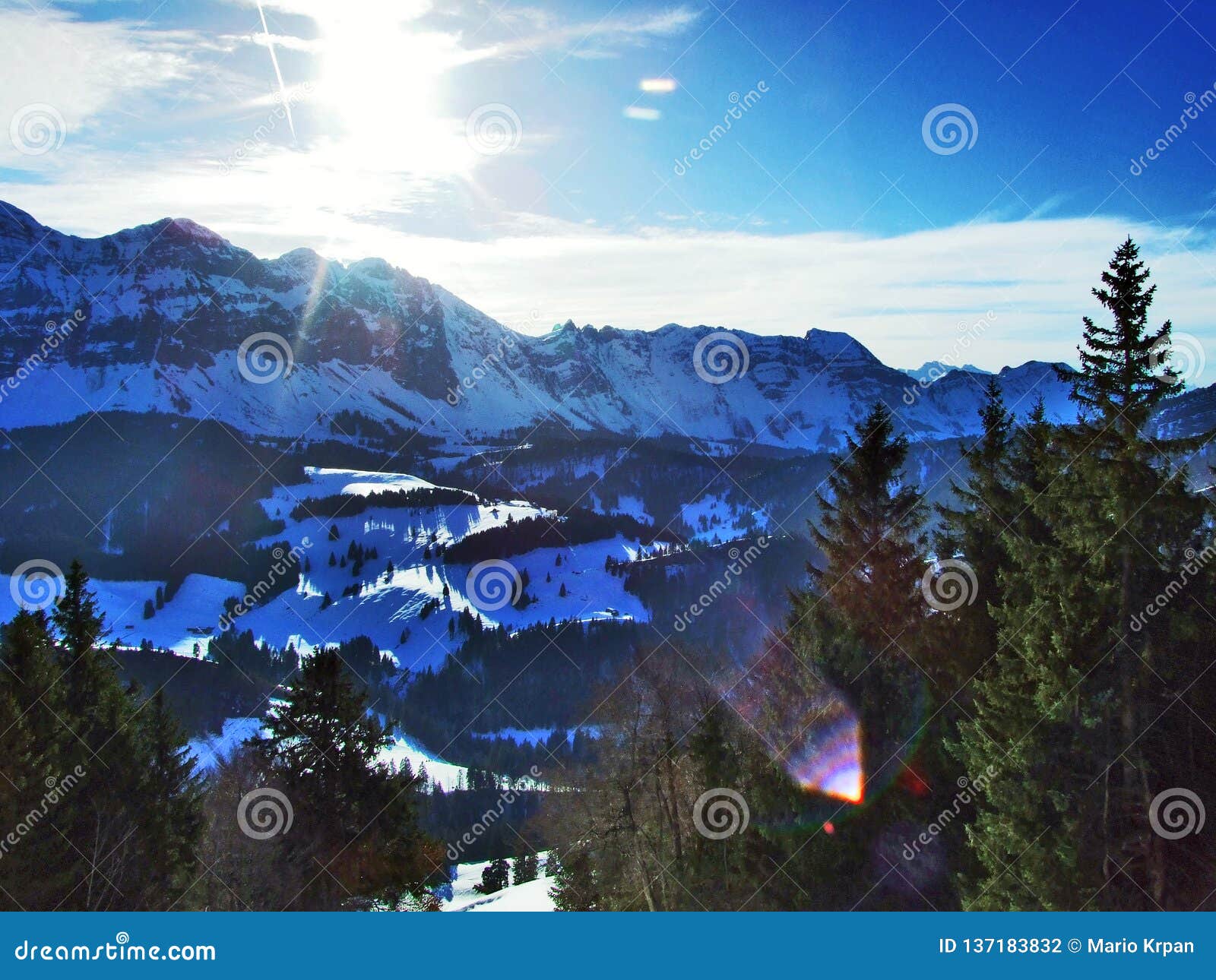 panoramic views from the top of spitzli near the urnasch settlement